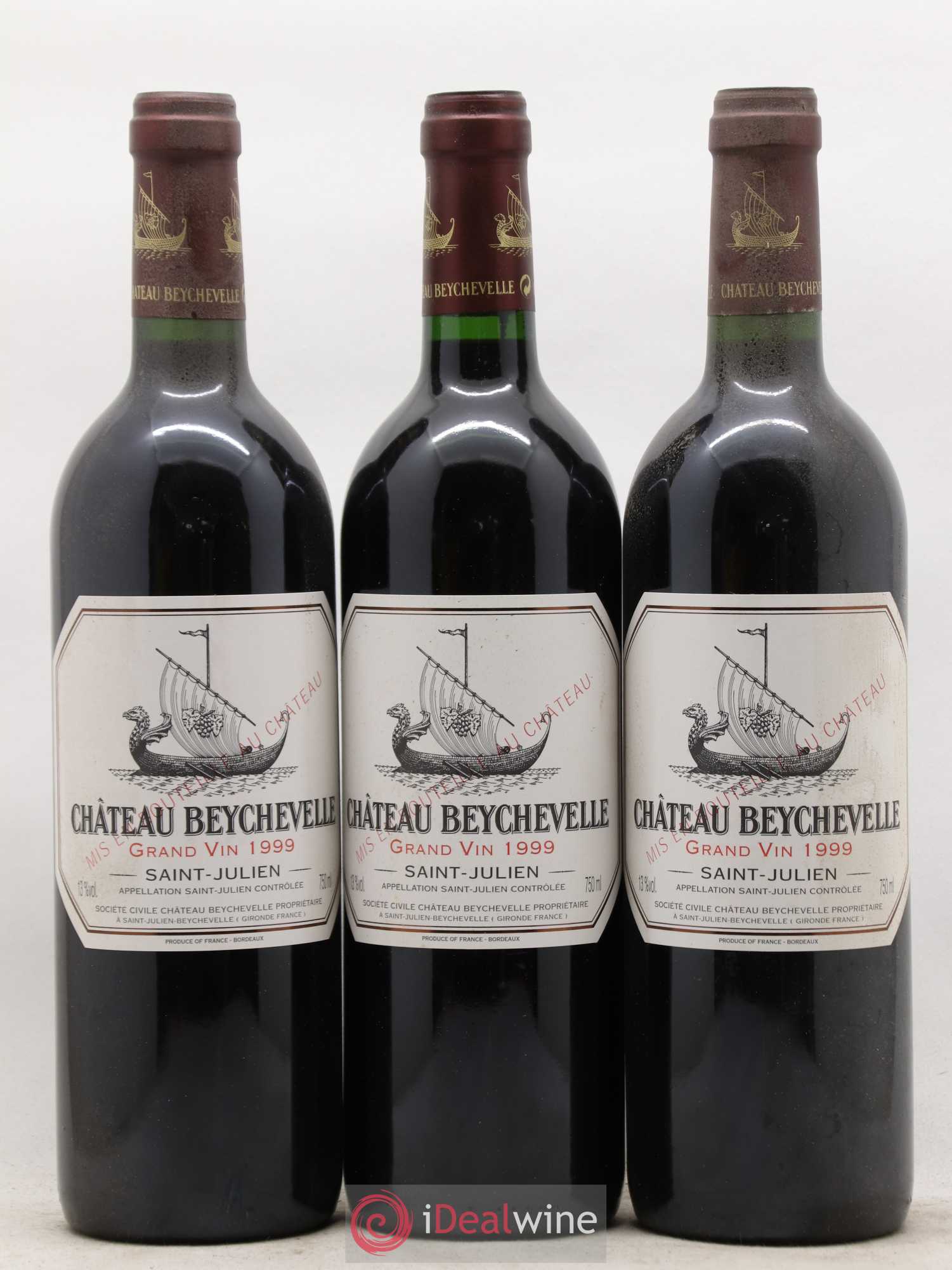 Château Beychevelle 4ème Grand Cru Classé 1999 - Lot de 12 bouteilles - 3