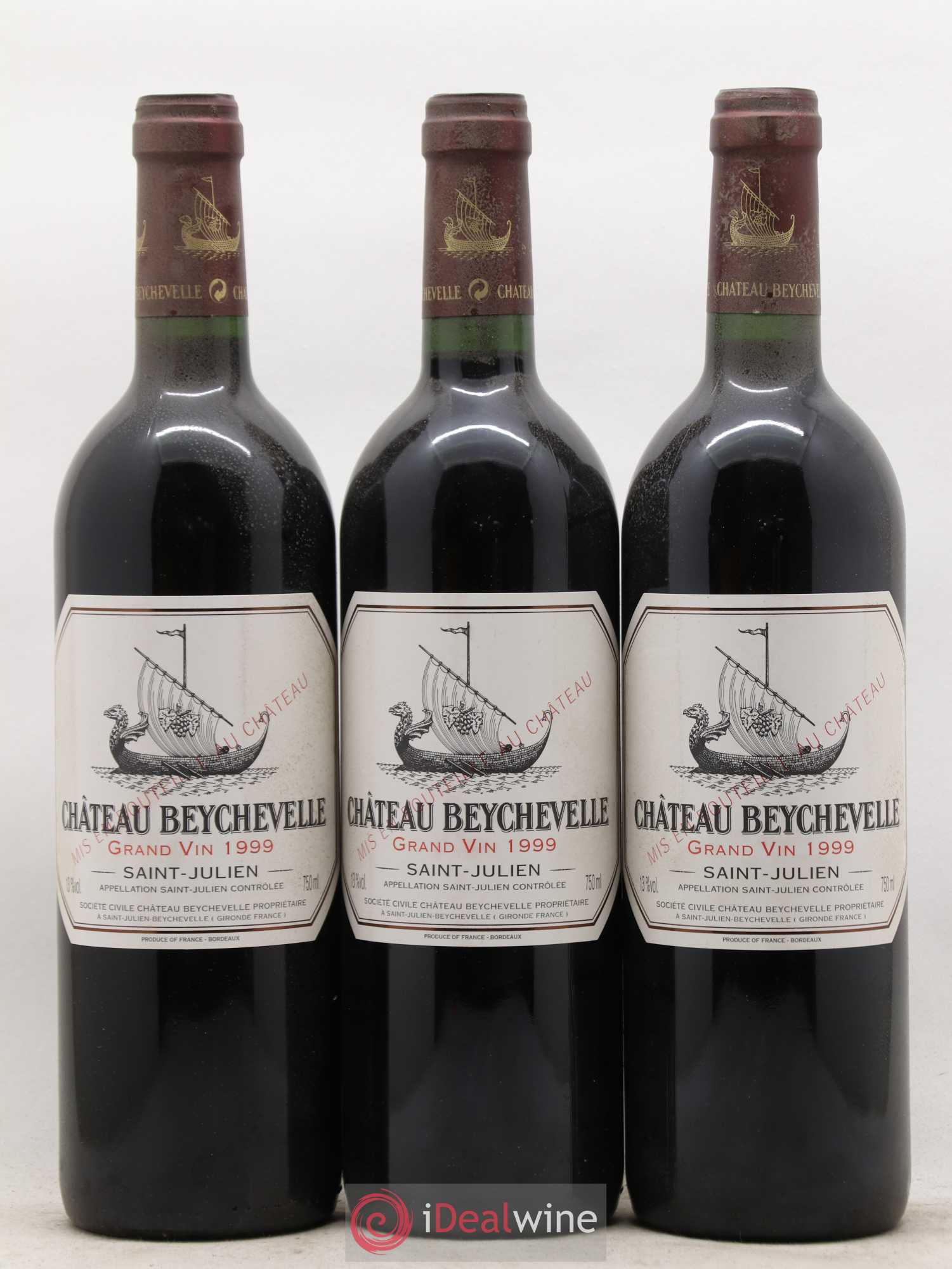 Château Beychevelle 4ème Grand Cru Classé 1999 - Lot de 12 bouteilles - 4