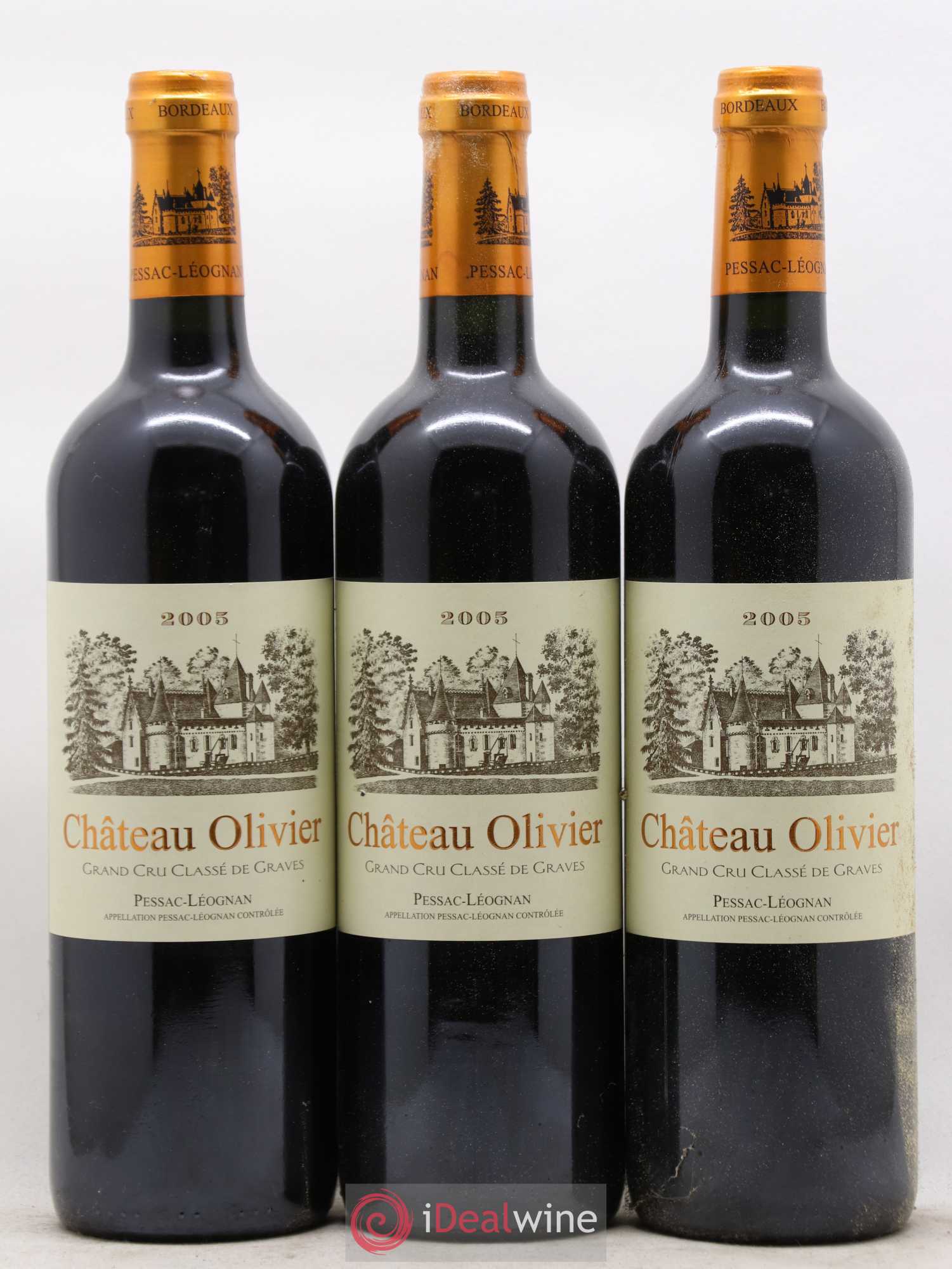 Château Olivier Cru Classé de Graves 2005 - Lot de 12 bouteilles - 2