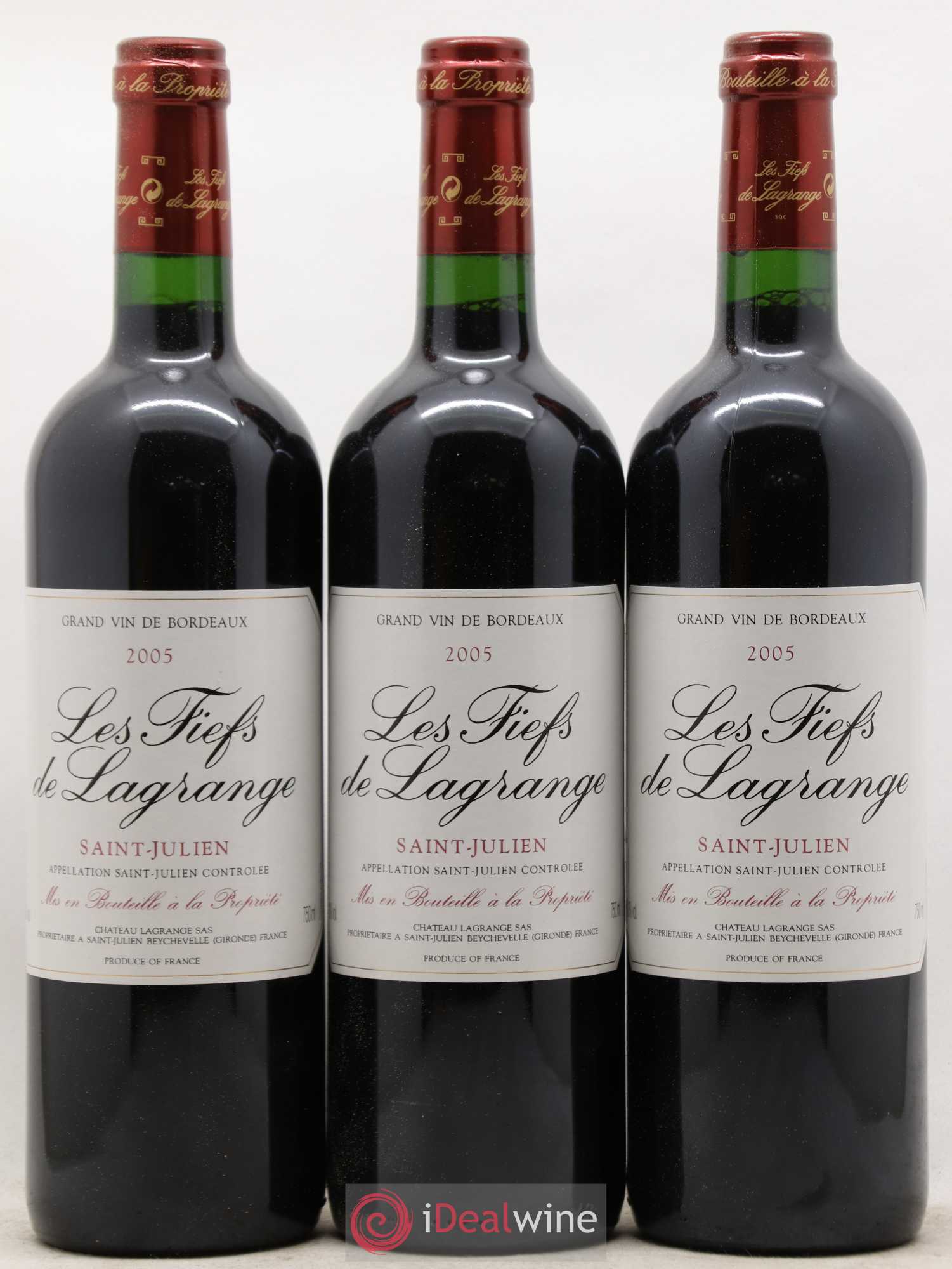 Les Fiefs de Lagrange Second Vin 2005 - Lot de 12 bouteilles - 1