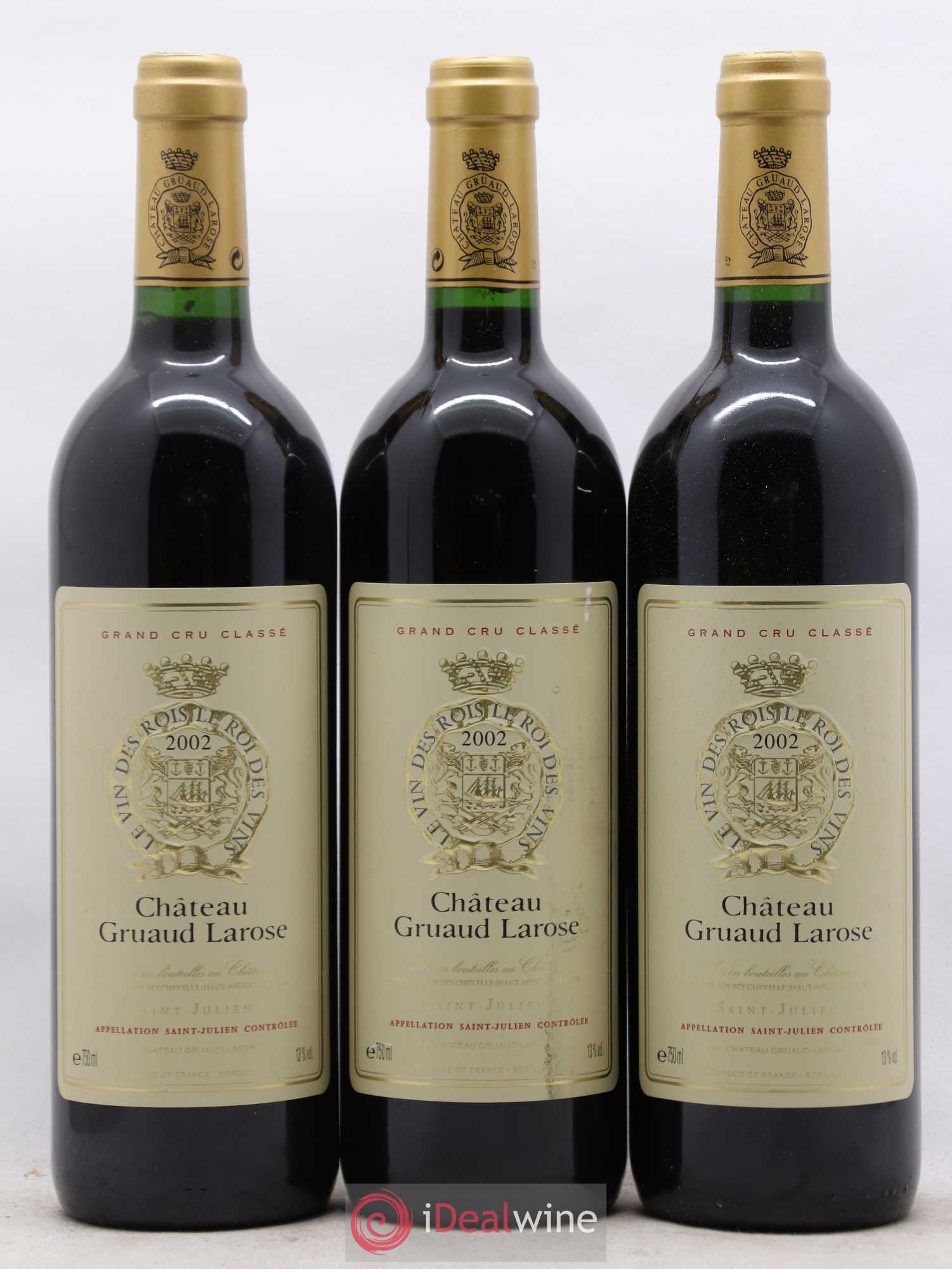 Château Gruaud Larose 2ème Grand Cru Classé 2002 - Lot de 12 bouteilles - 1