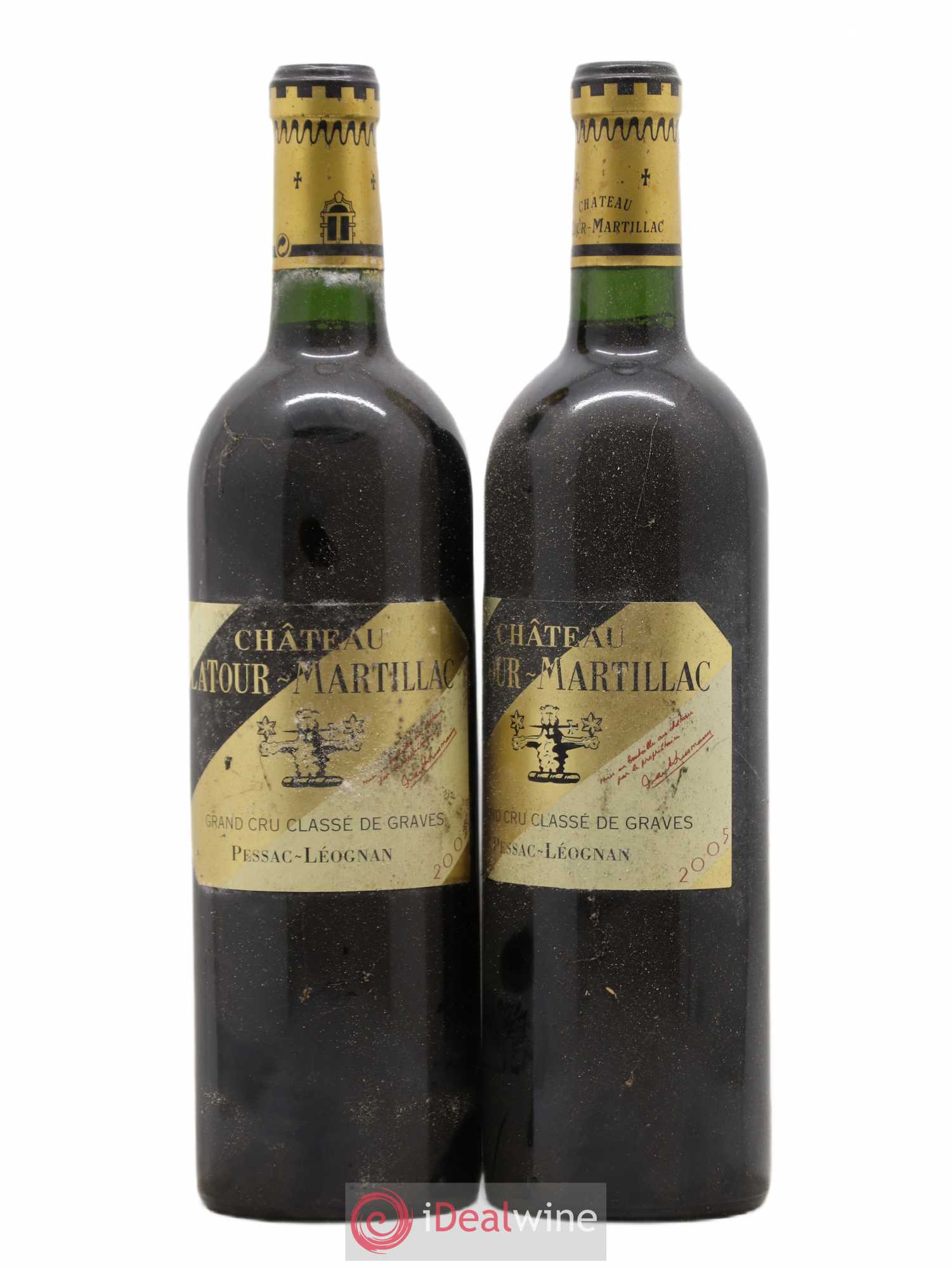 Château Latour-Martillac Cru Classé de Graves 2005 - Lot de 2 bouteilles - 0