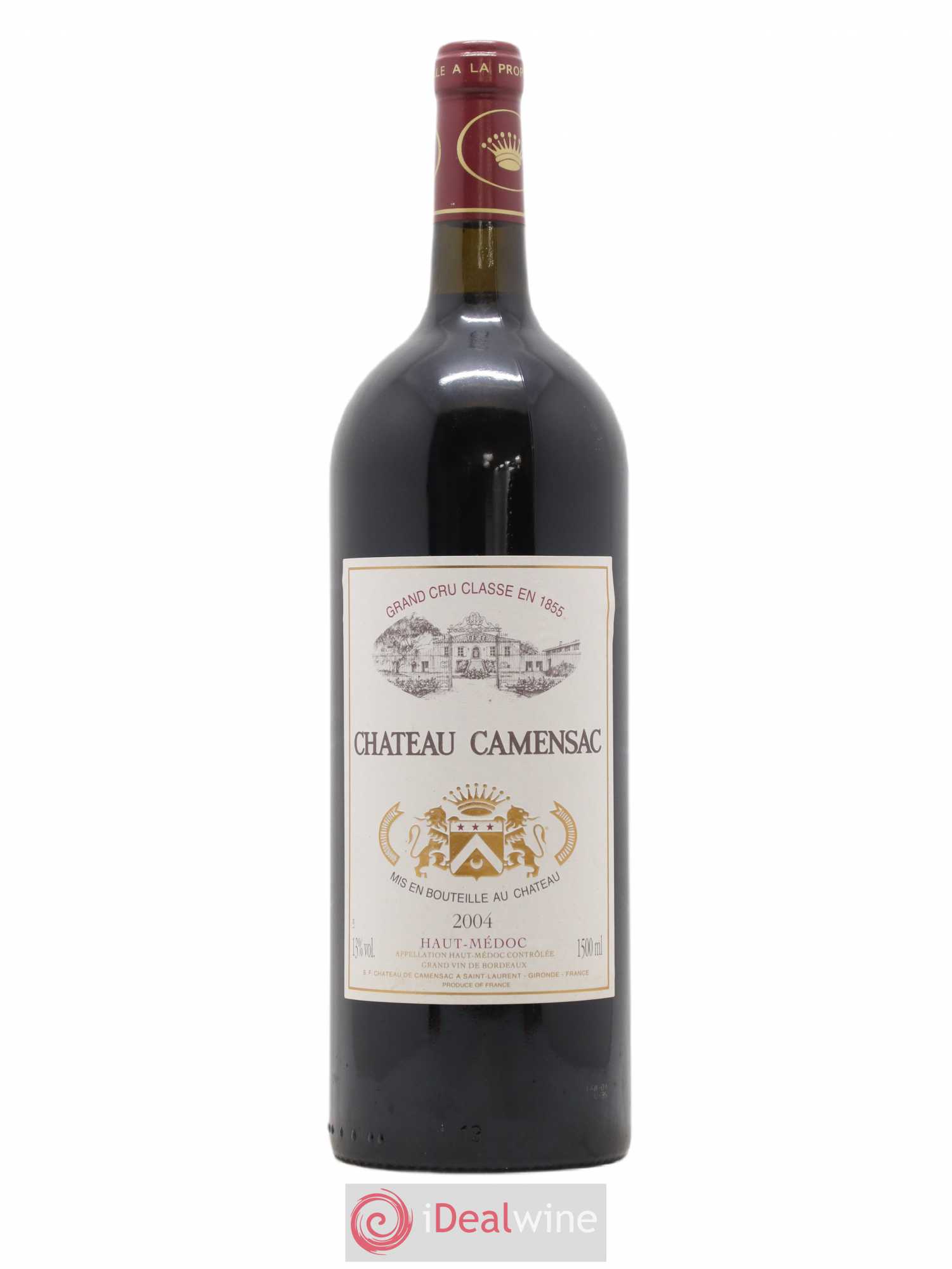 Château Camensac 5ème Grand Cru Classé 2004 - Lot de 1 magnum - 0