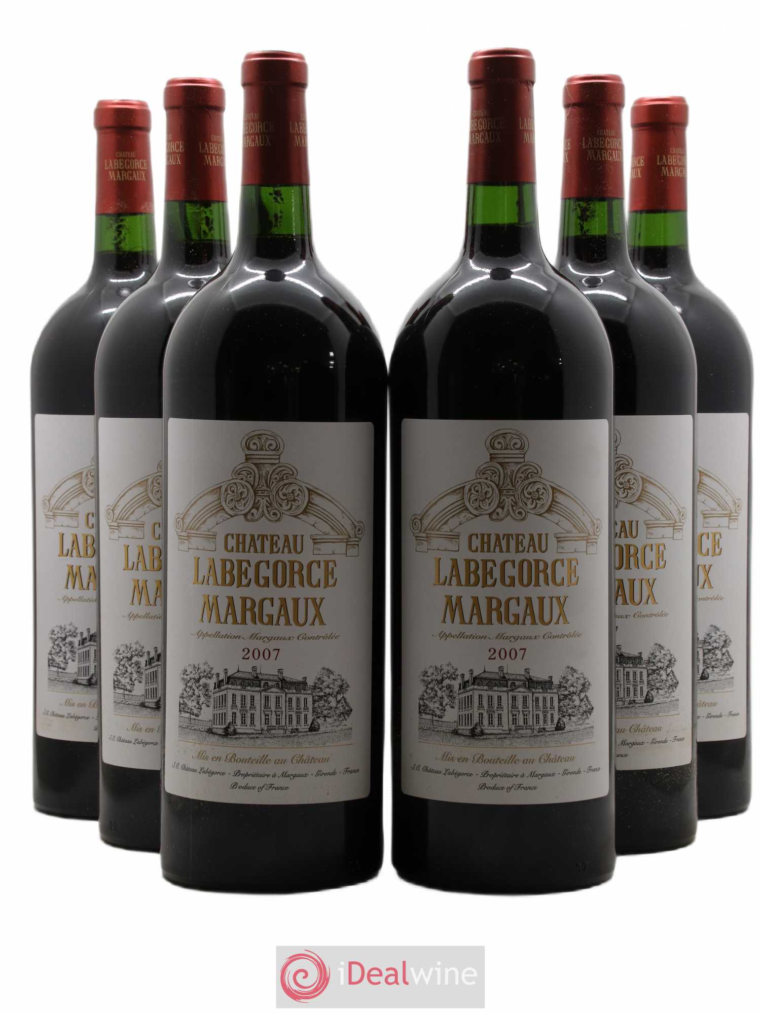 Château Labegorce Cru Bourgeois 2007 - Lot de 6 magnums - 0