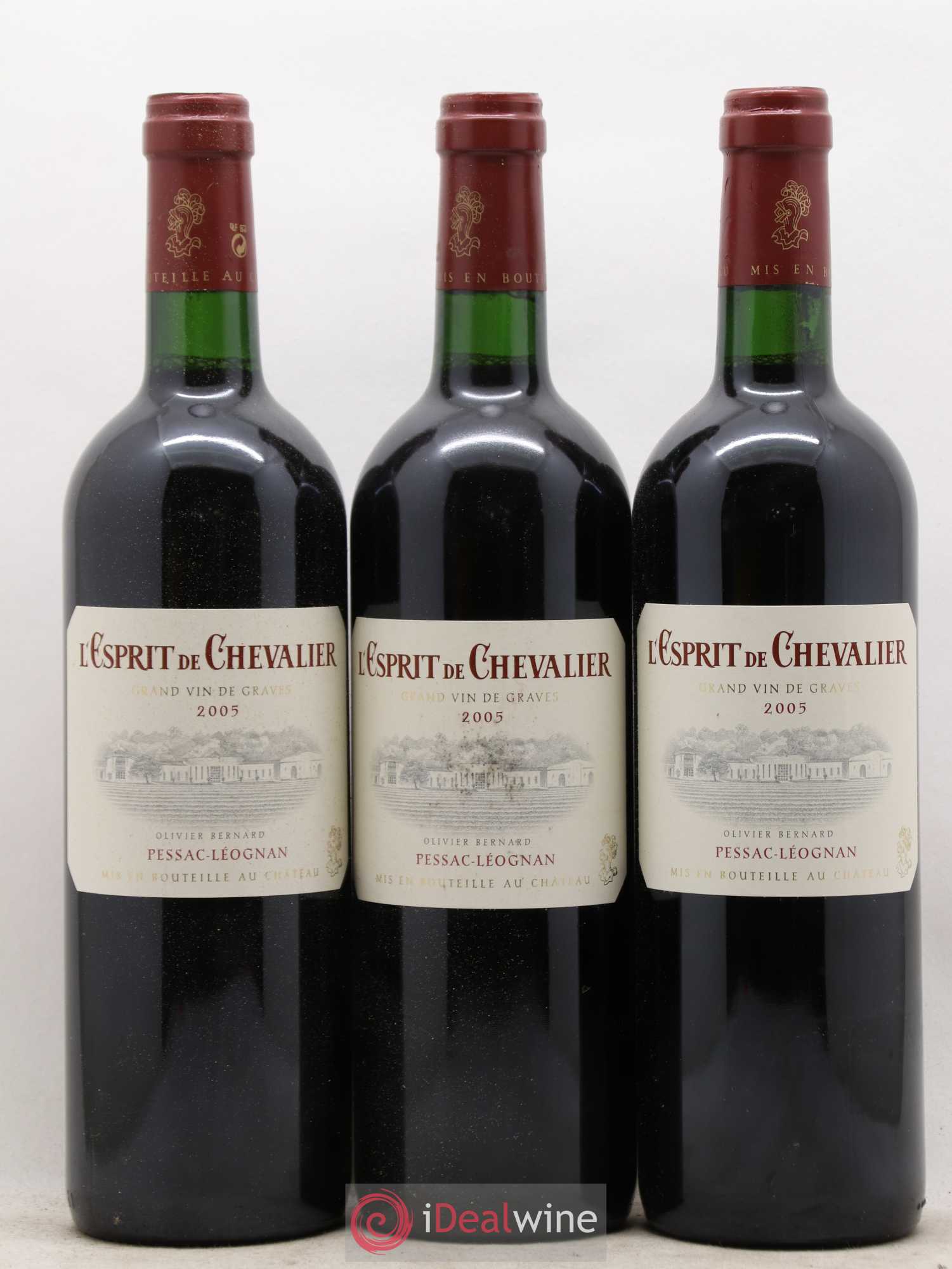 Esprit de Chevalier Second Vin 2005 - Lot de 6 bouteilles - 2