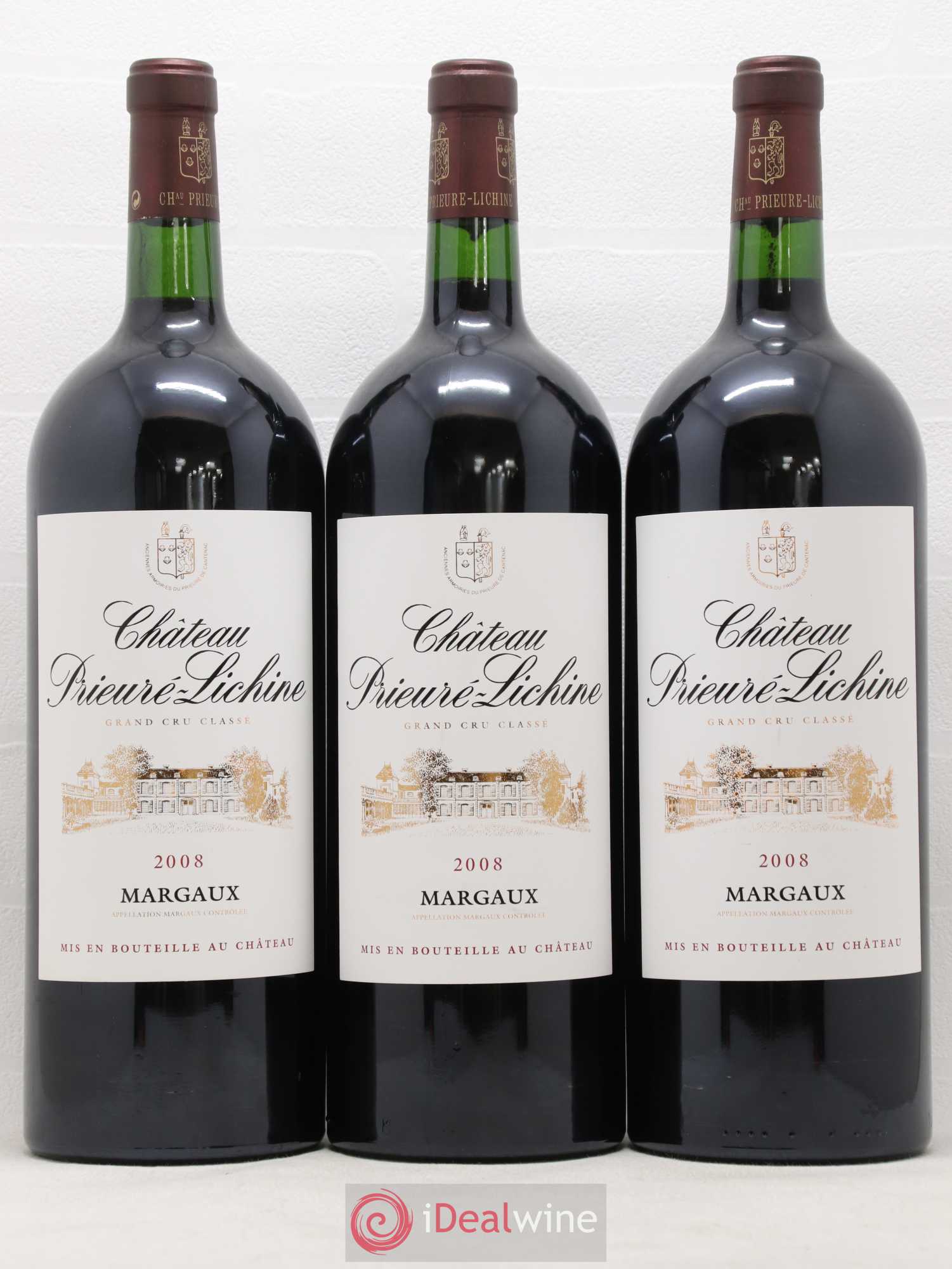 Château Prieuré Lichine 4ème Grand Cru Classé 2008 - Lot de 6 magnums - 1