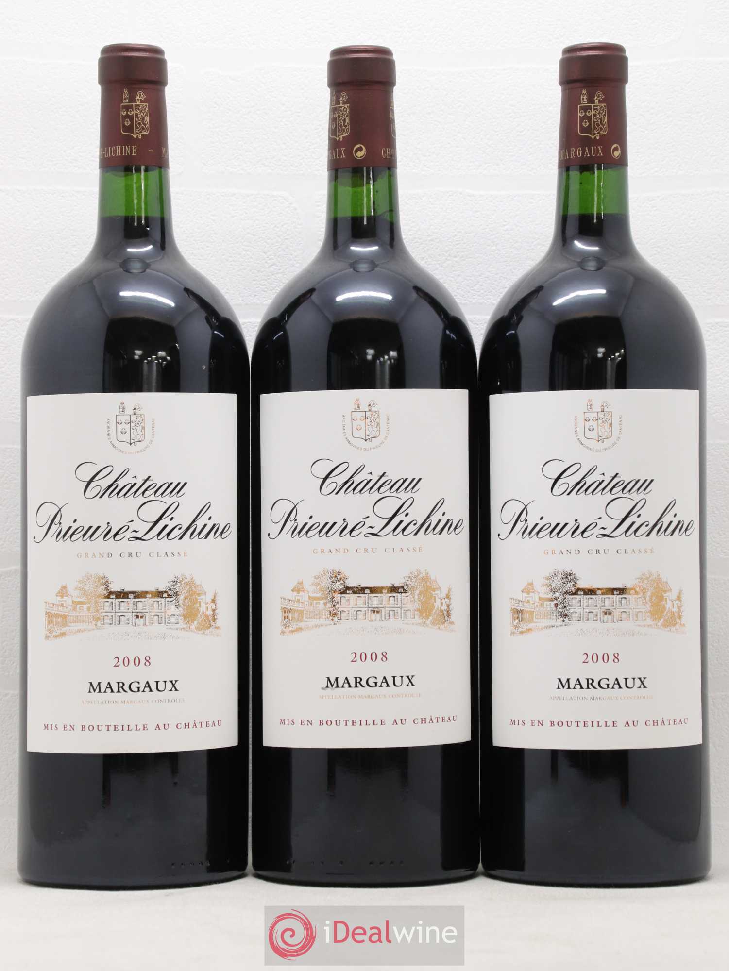 Château Prieuré Lichine 4ème Grand Cru Classé 2008 - Lot de 6 magnums - 2