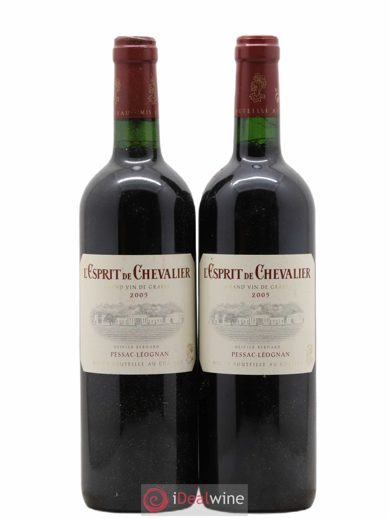 Esprit de Chevalier Second Vin 2005 - Lot de 2 bouteilles - 0