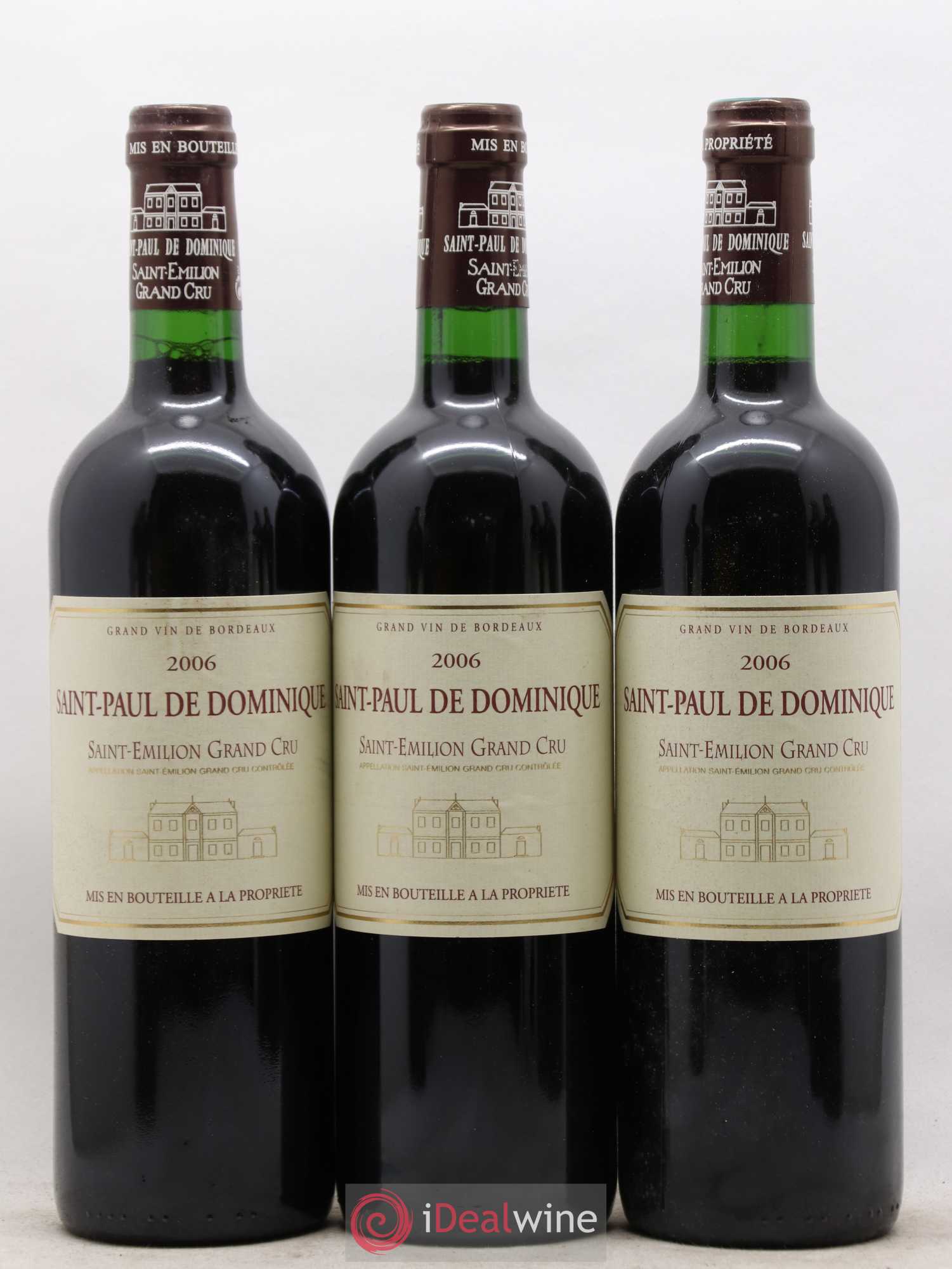 Saint-Paul de Dominique 2006 - Lot de 6 bouteilles - 1