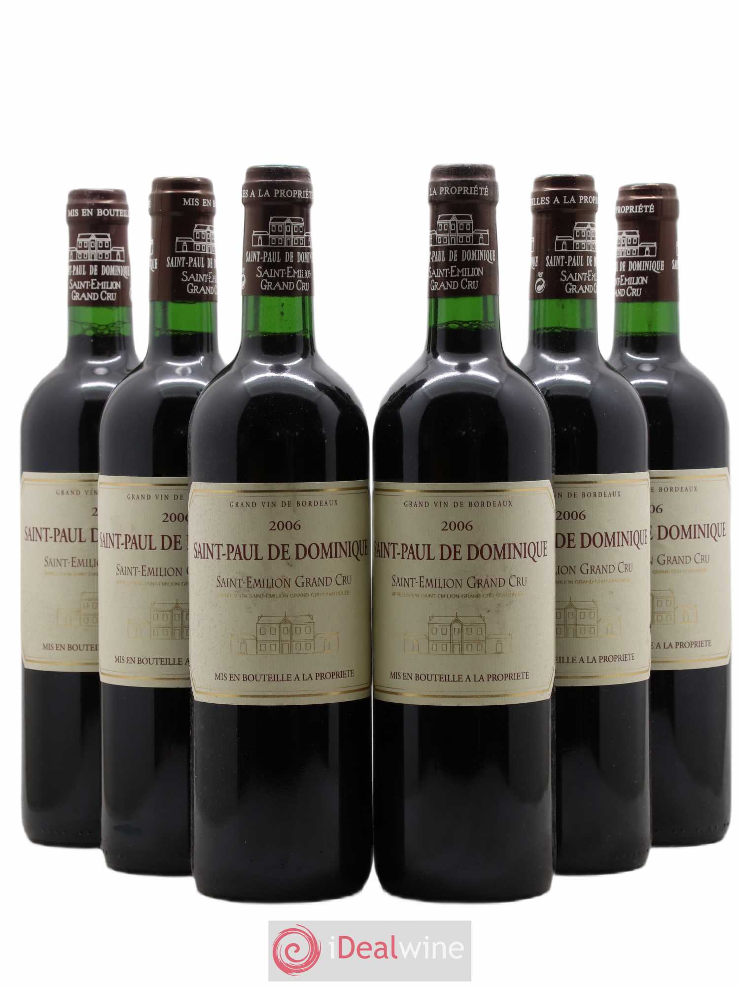 Saint-Paul de Dominique 2006 - Lot de 6 bouteilles - 0