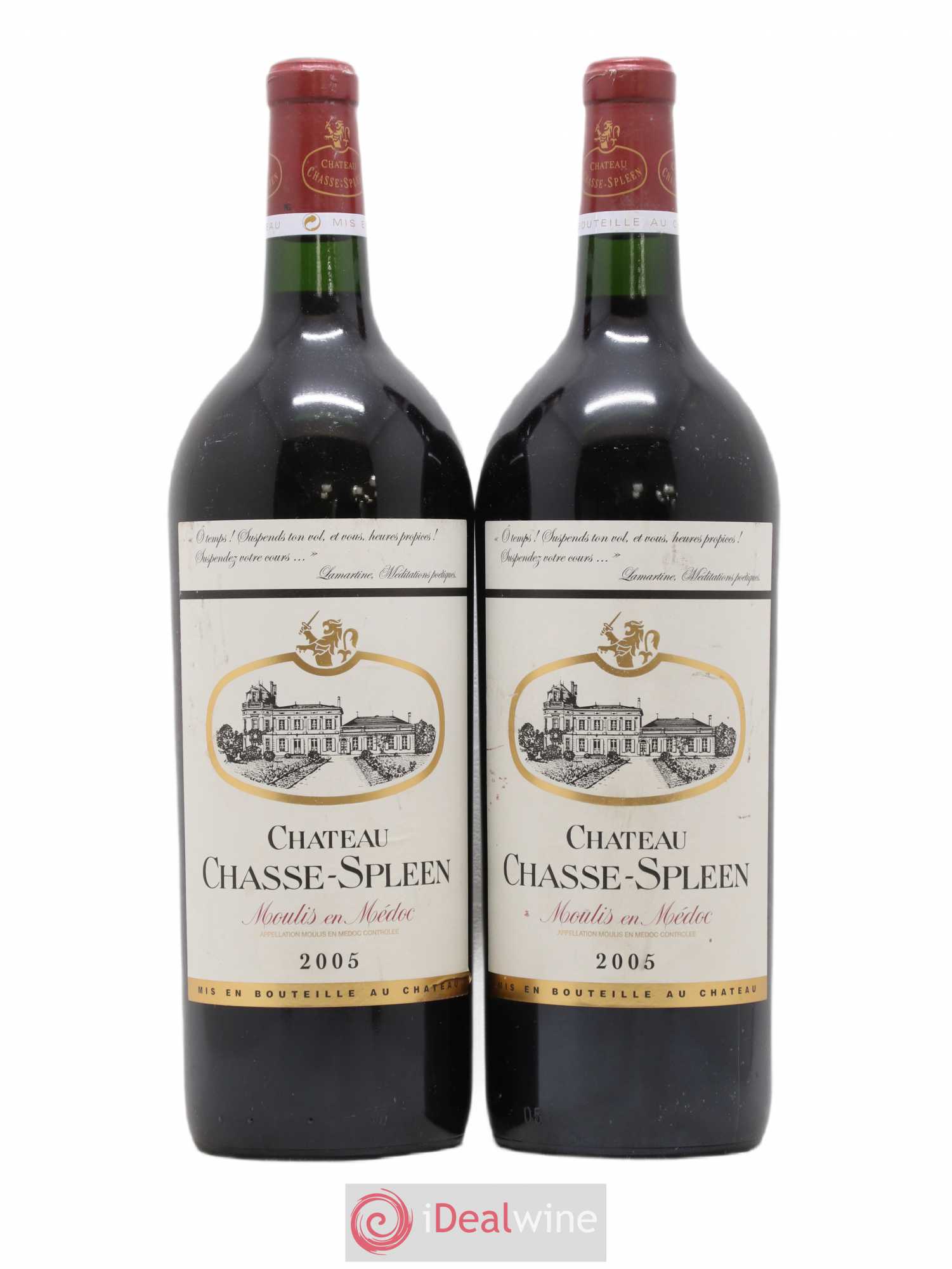 Château Chasse Spleen 2005 - Lot de 2 magnums - 0