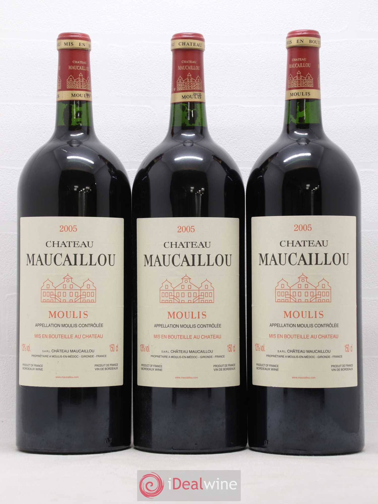 Château Maucaillou 2005 - Lot de 6 magnums - 2