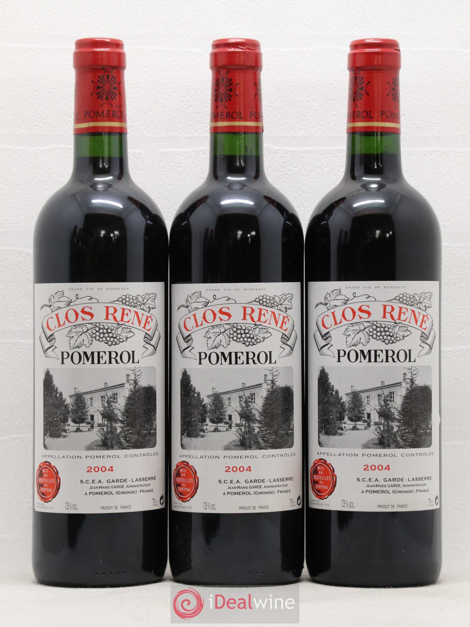 Clos René 2004 - Lotto di 6 bottiglie - 1