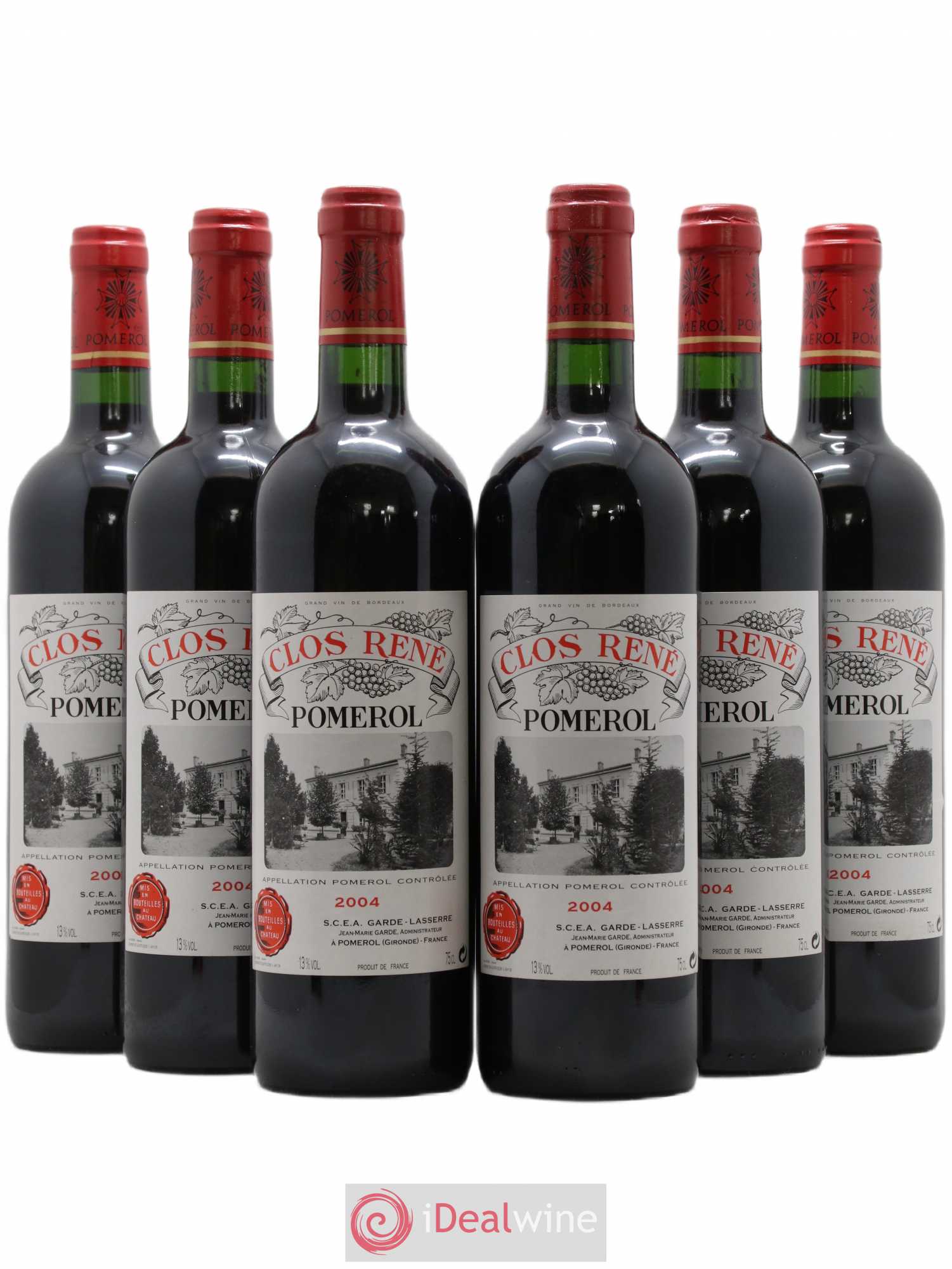 Clos René 2004 - Lotto di 6 bottiglie - 0