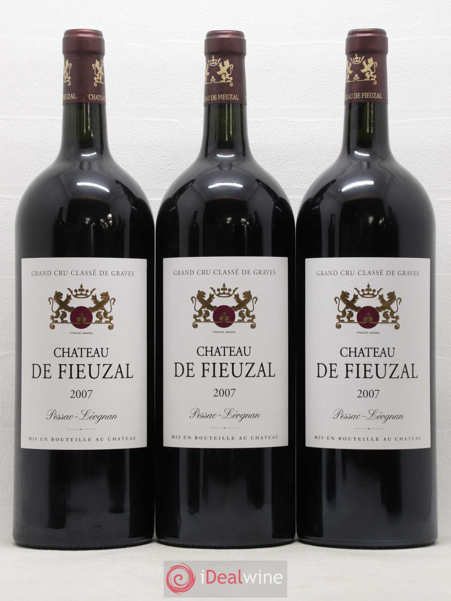 Château de Fieuzal Cru Classé de Graves 2007 - Lot de 6 magnums - 1