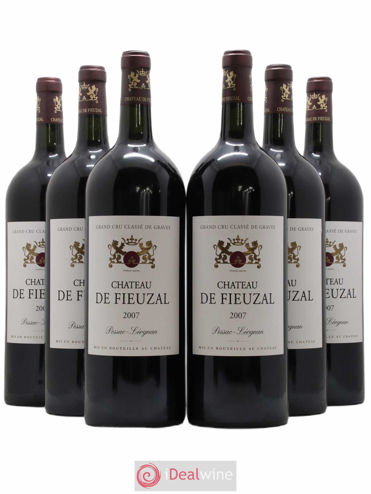 Château de Fieuzal Cru Classé de Graves 2007 - Lot de 6 magnums - 0