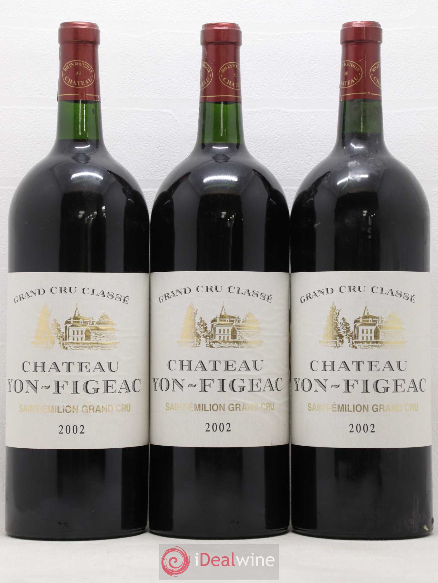 Château Yon Figeac Grand Cru Classé 2002 - Lot de 6 magnums - 1