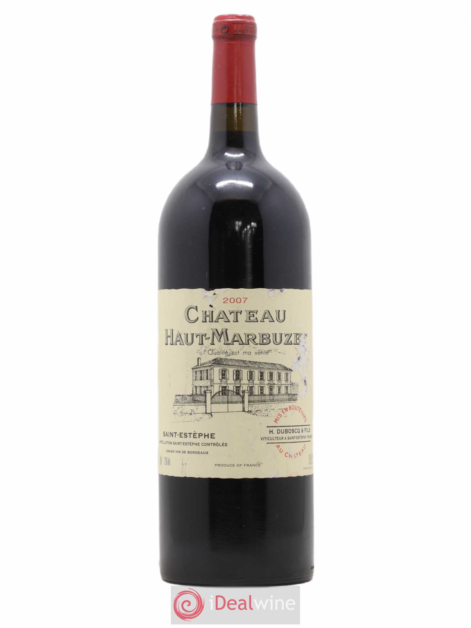 Château Haut Marbuzet 2007 - Lot de 1 magnum - 0