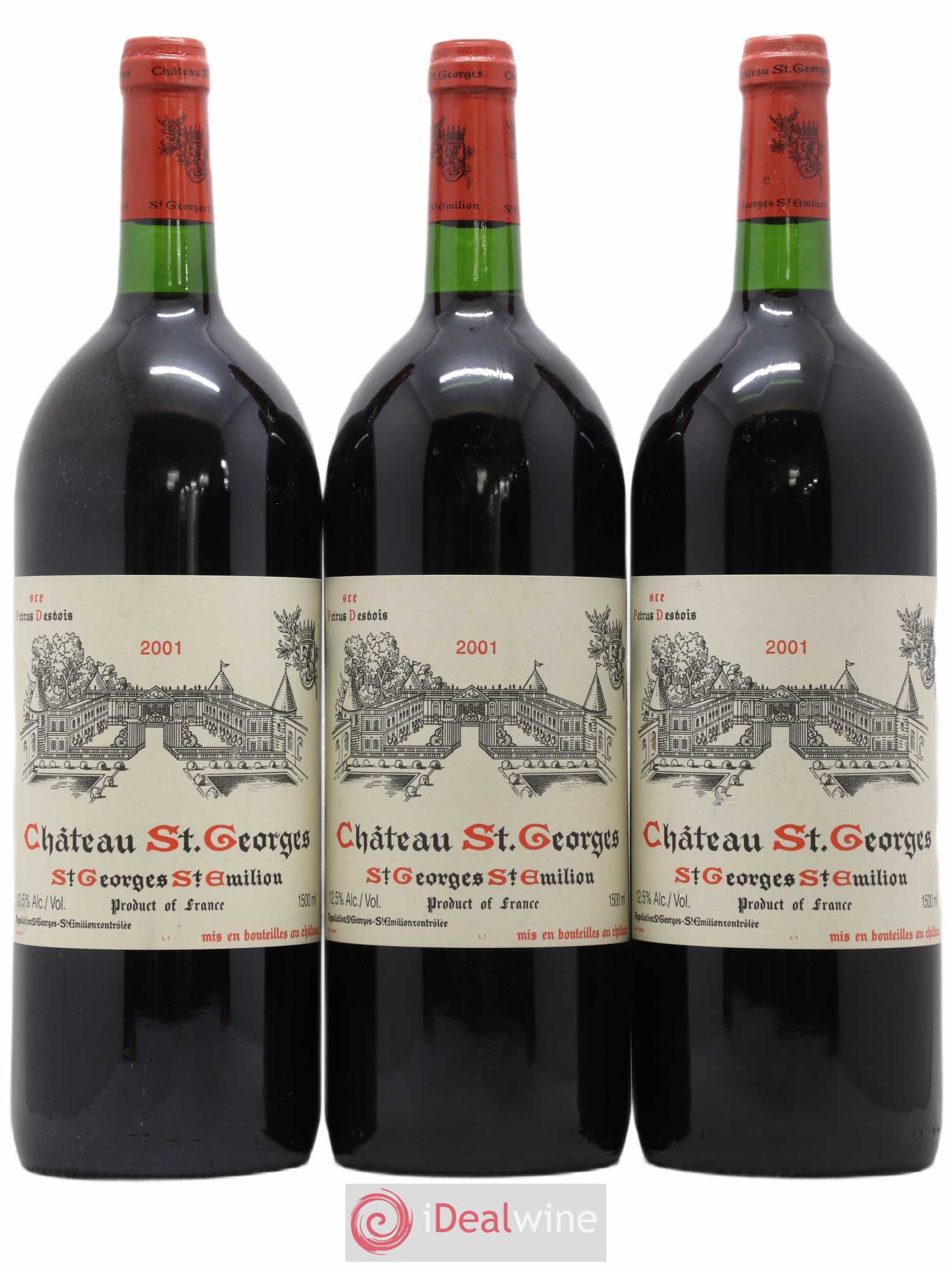 Château Saint-Georges 2001 - Lot de 3 magnums - 0
