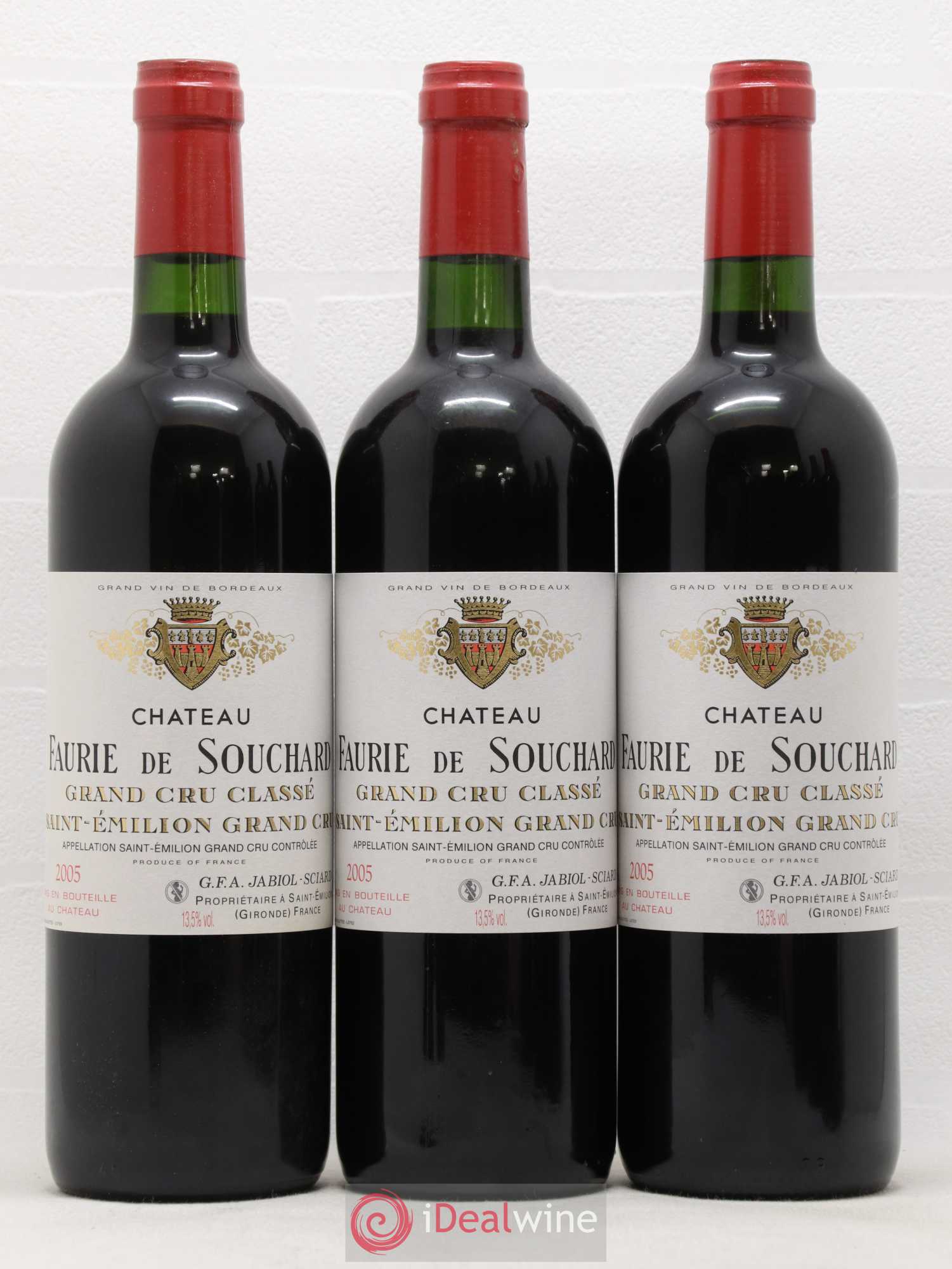 Château Faurie de Souchard Grand Cru Classé 2005 - Lot de 6 bouteilles - 2