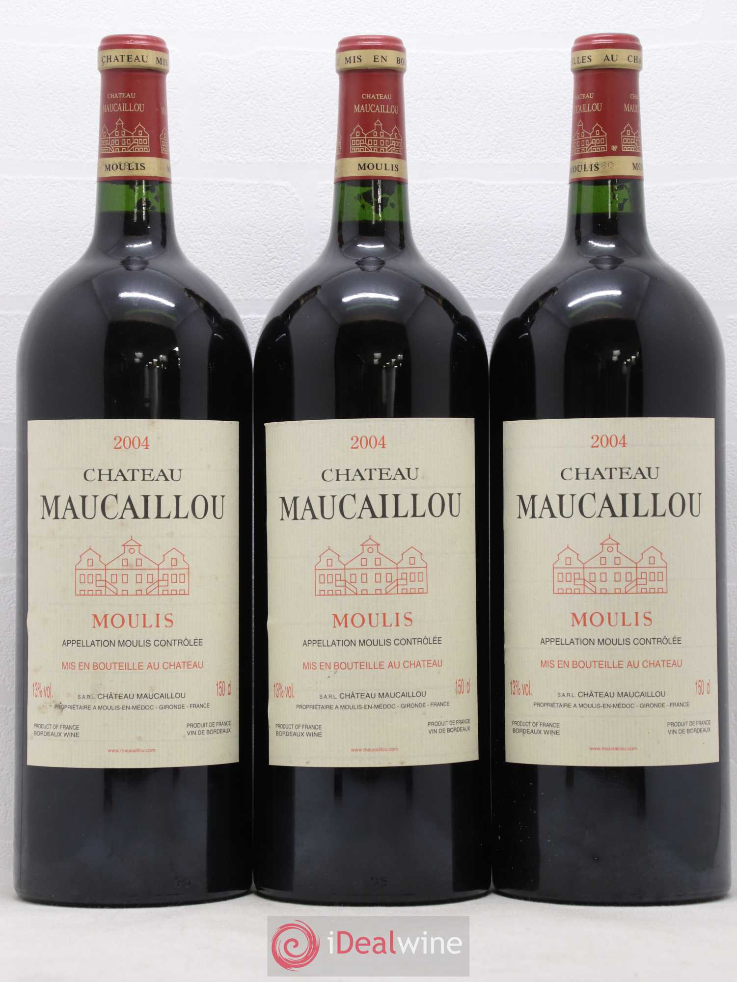 Château Maucaillou 2004 - Lot de 6 magnums - 2