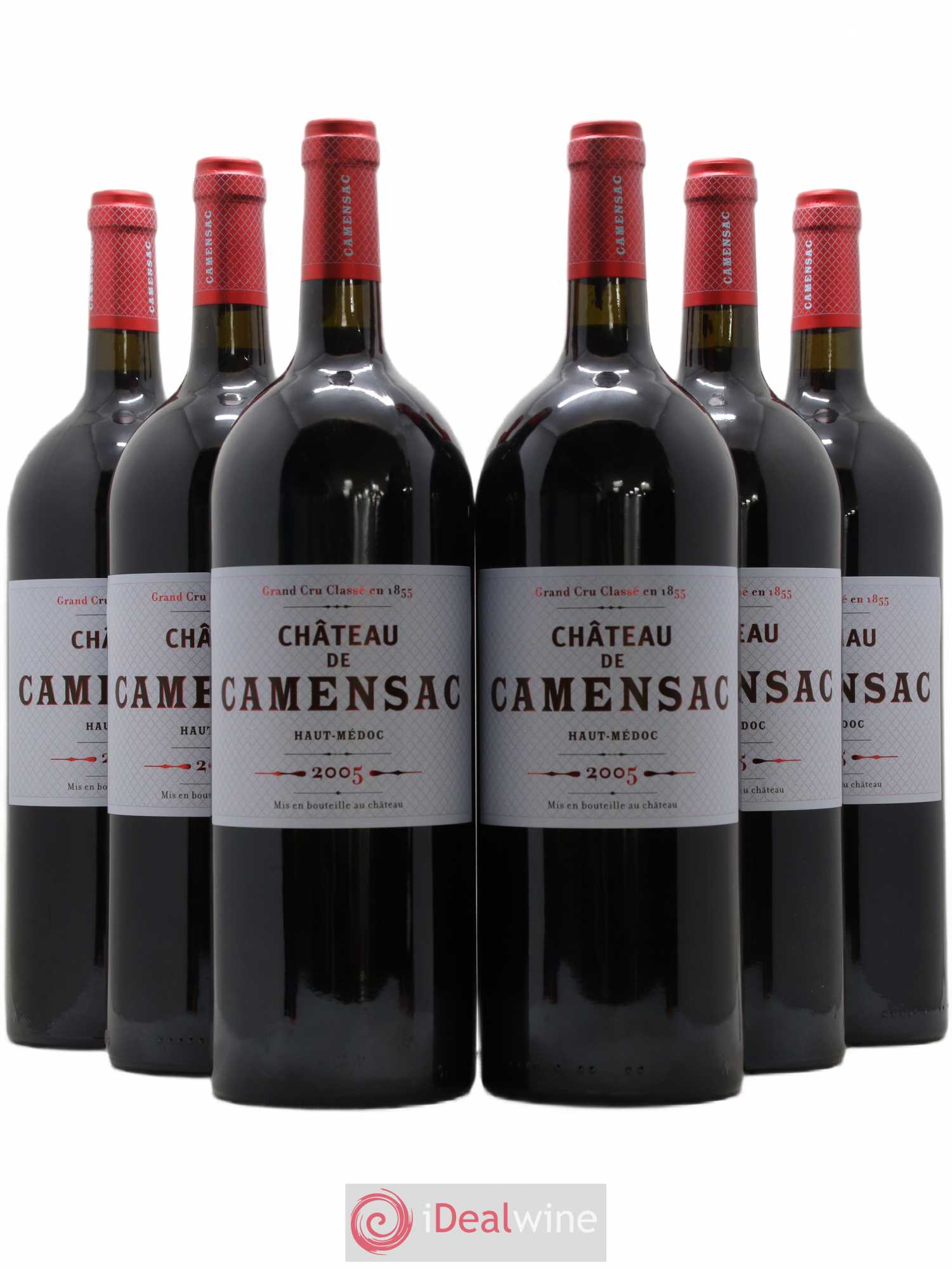 Château Camensac 5ème Grand Cru Classé 2005 - Lot de 6 magnums - 0