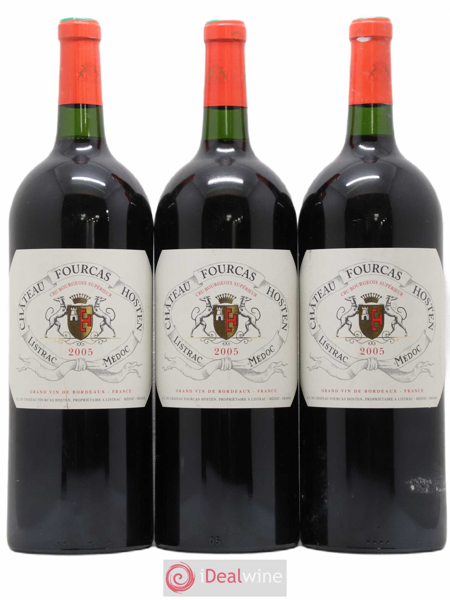 Château Fourcas Hosten Cru Bourgeois 2005 - Lot de 3 magnums - 0