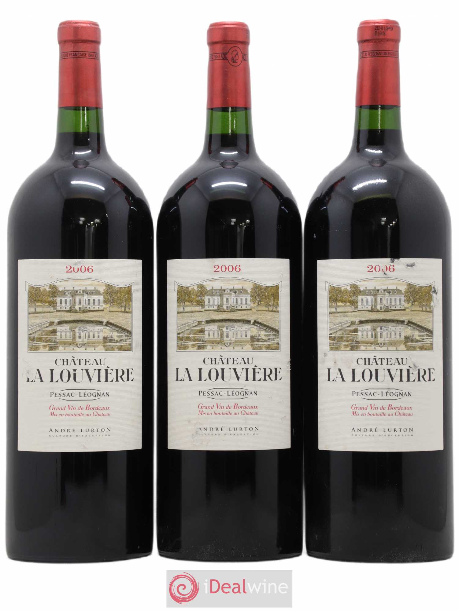 Château la Louvière 2006 - Lot de 3 magnums - 0