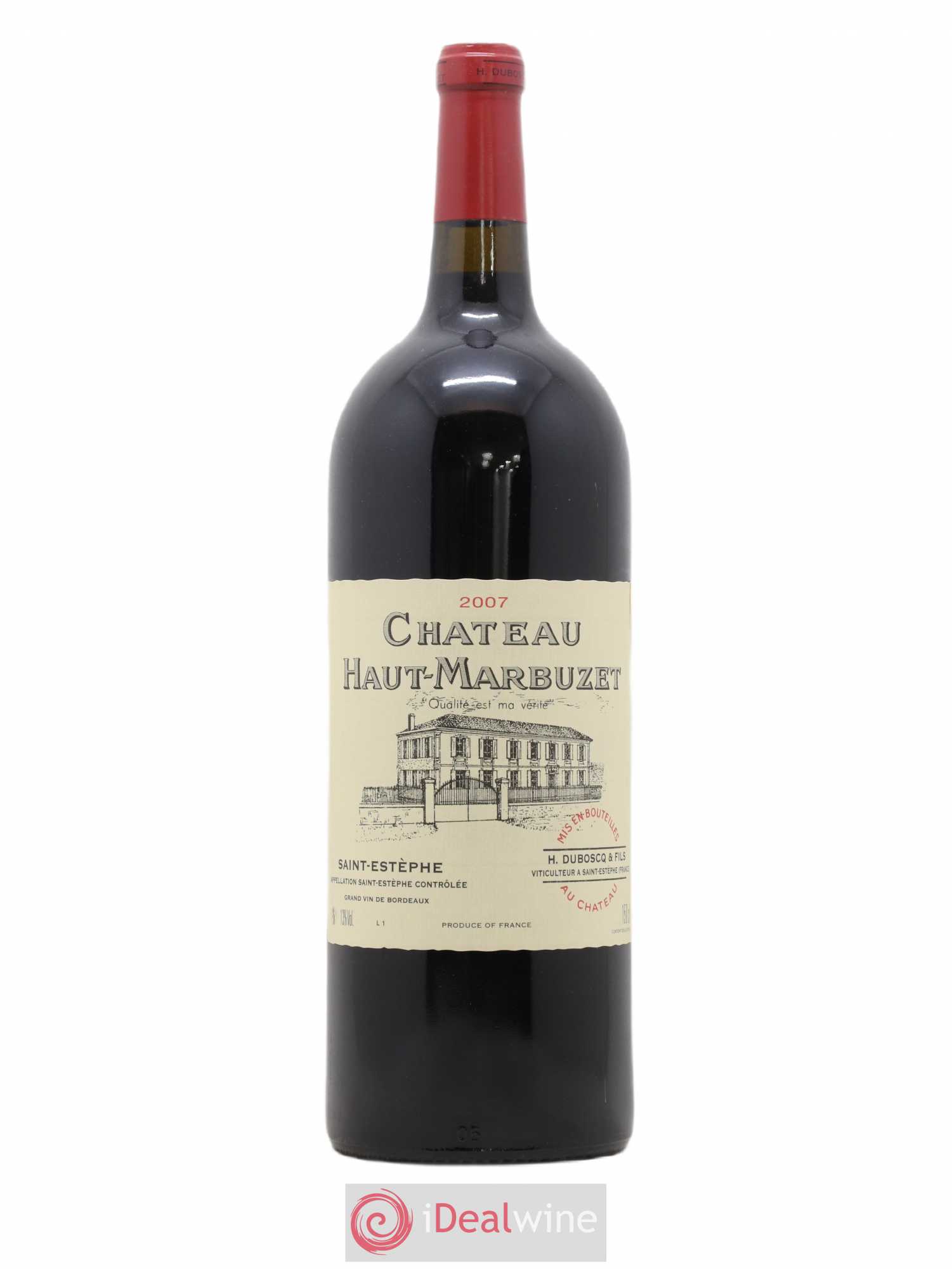 Château Haut Marbuzet 2007 - Lot de 1 magnum - 0