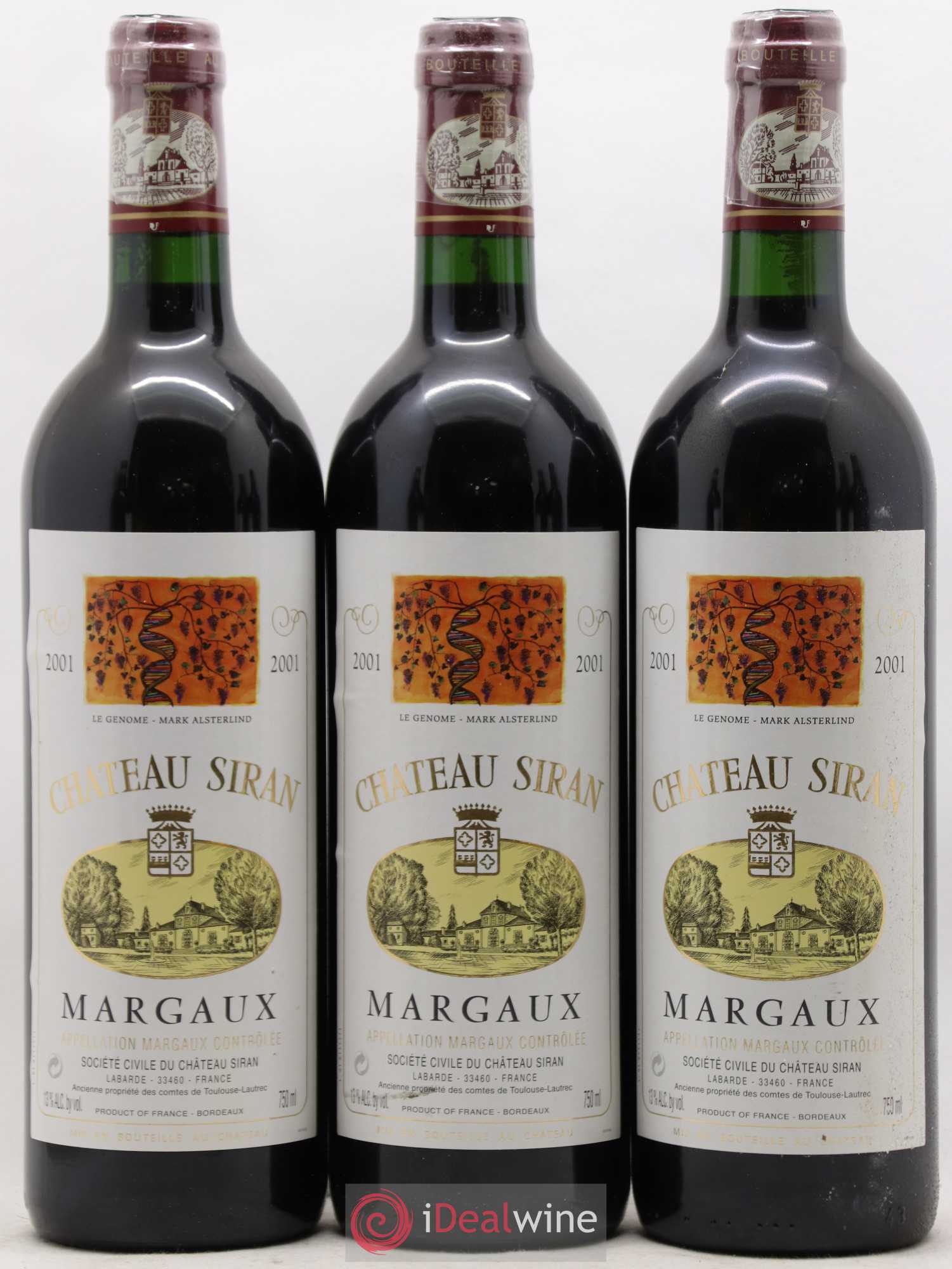 Château Siran 2001 - Lot de 6 bouteilles - 2