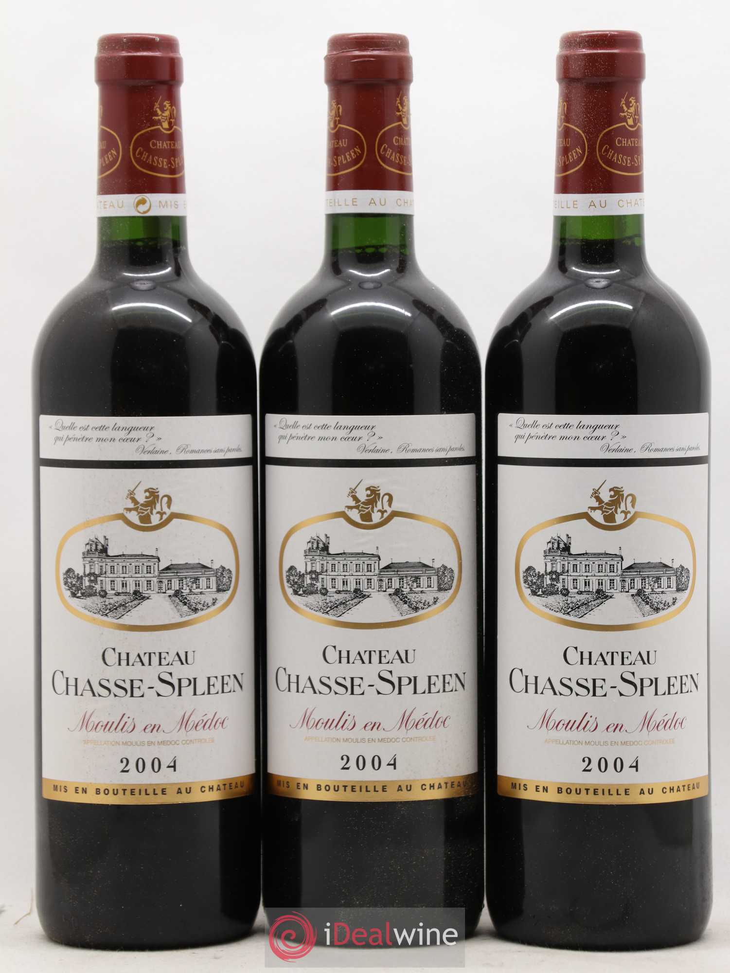 Château Chasse Spleen 2004 - Lot de 6 bouteilles - 1