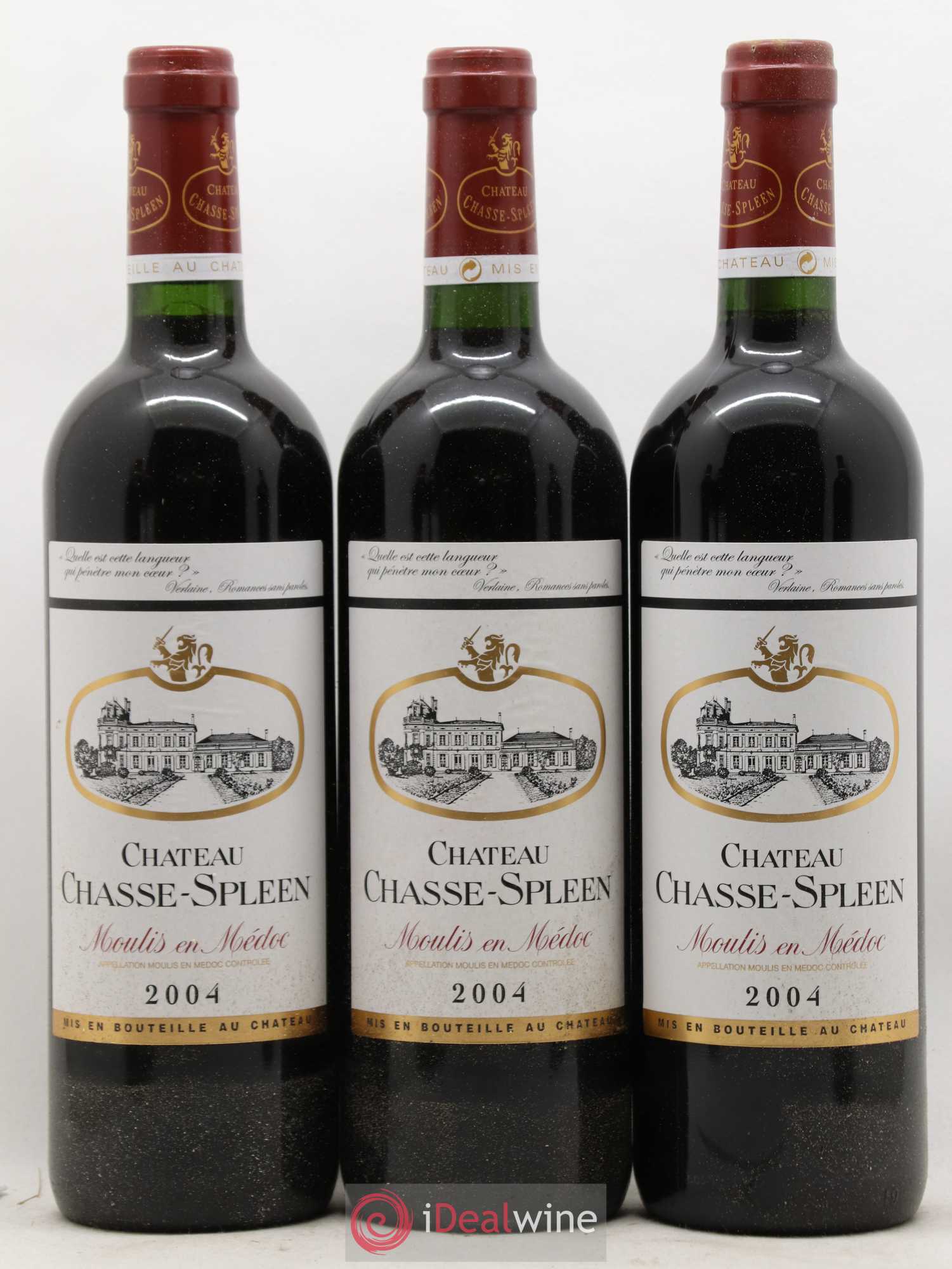 Château Chasse Spleen 2004 - Lot de 6 bouteilles - 2