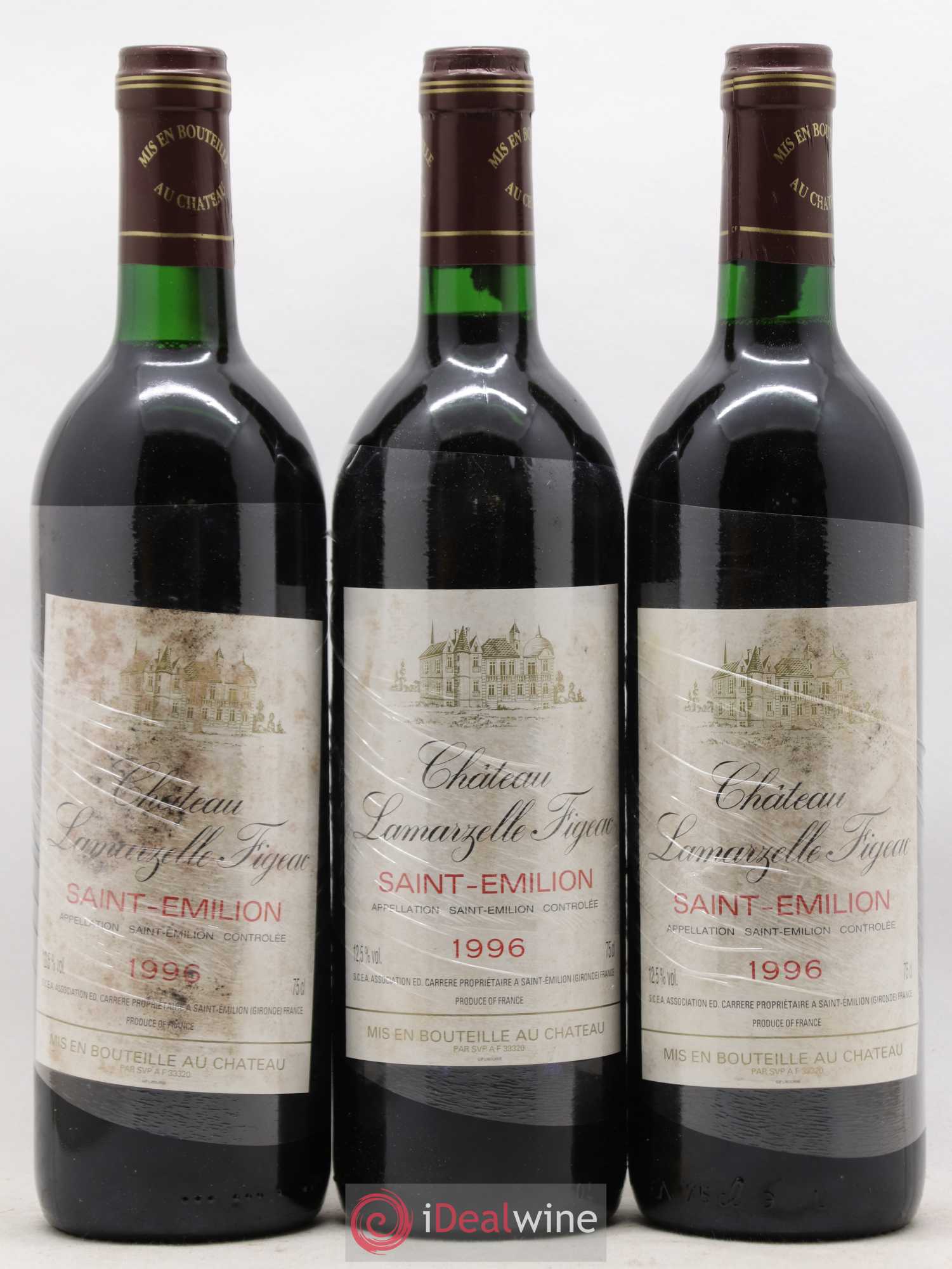 Saint-Émilion Château Lamarzelle Figeac 1996 - Lot de 6 bouteilles - 2
