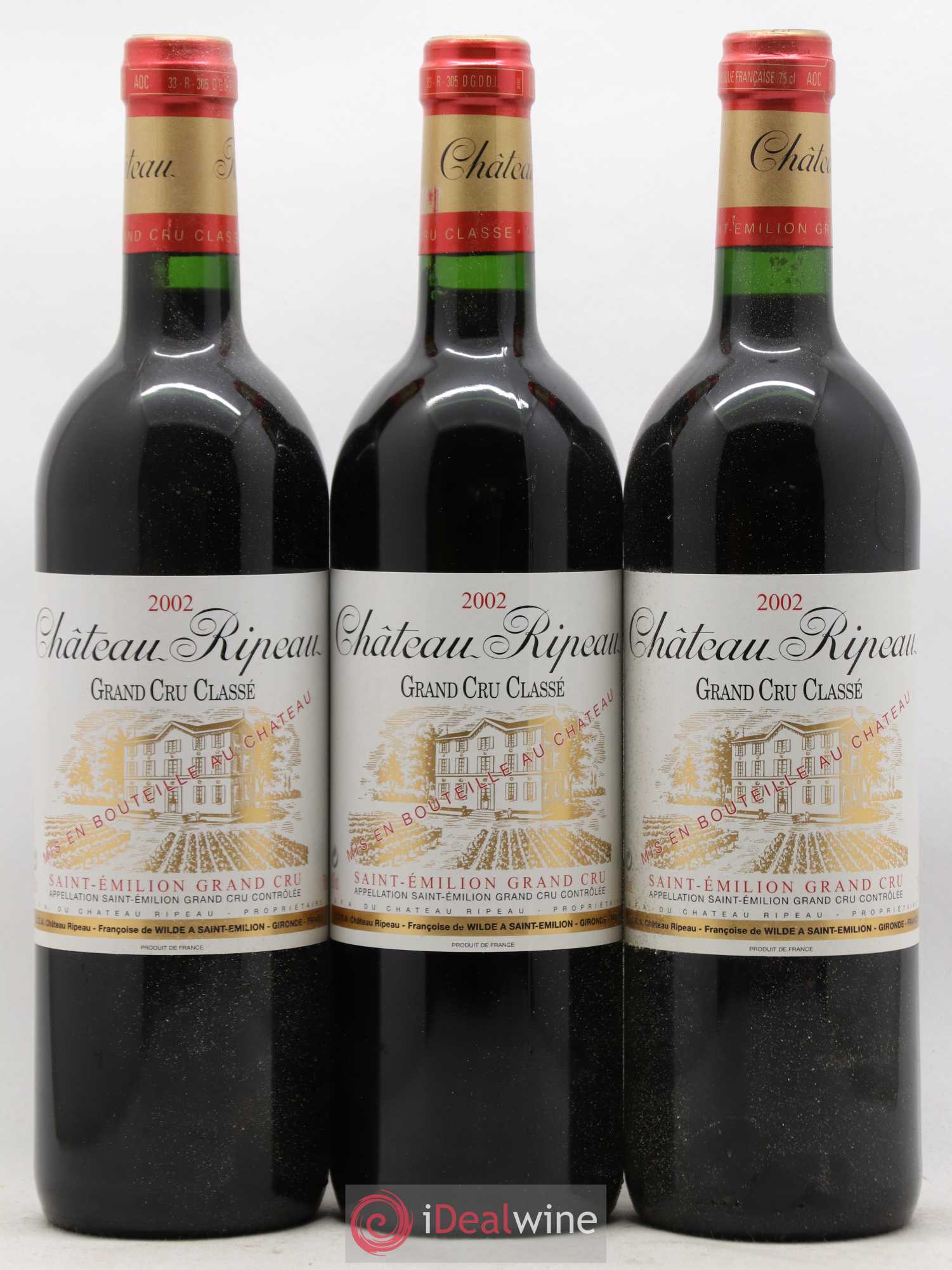 Château Ripeau Grand Cru Classé 2002 - Lot de 6 bouteilles - 2