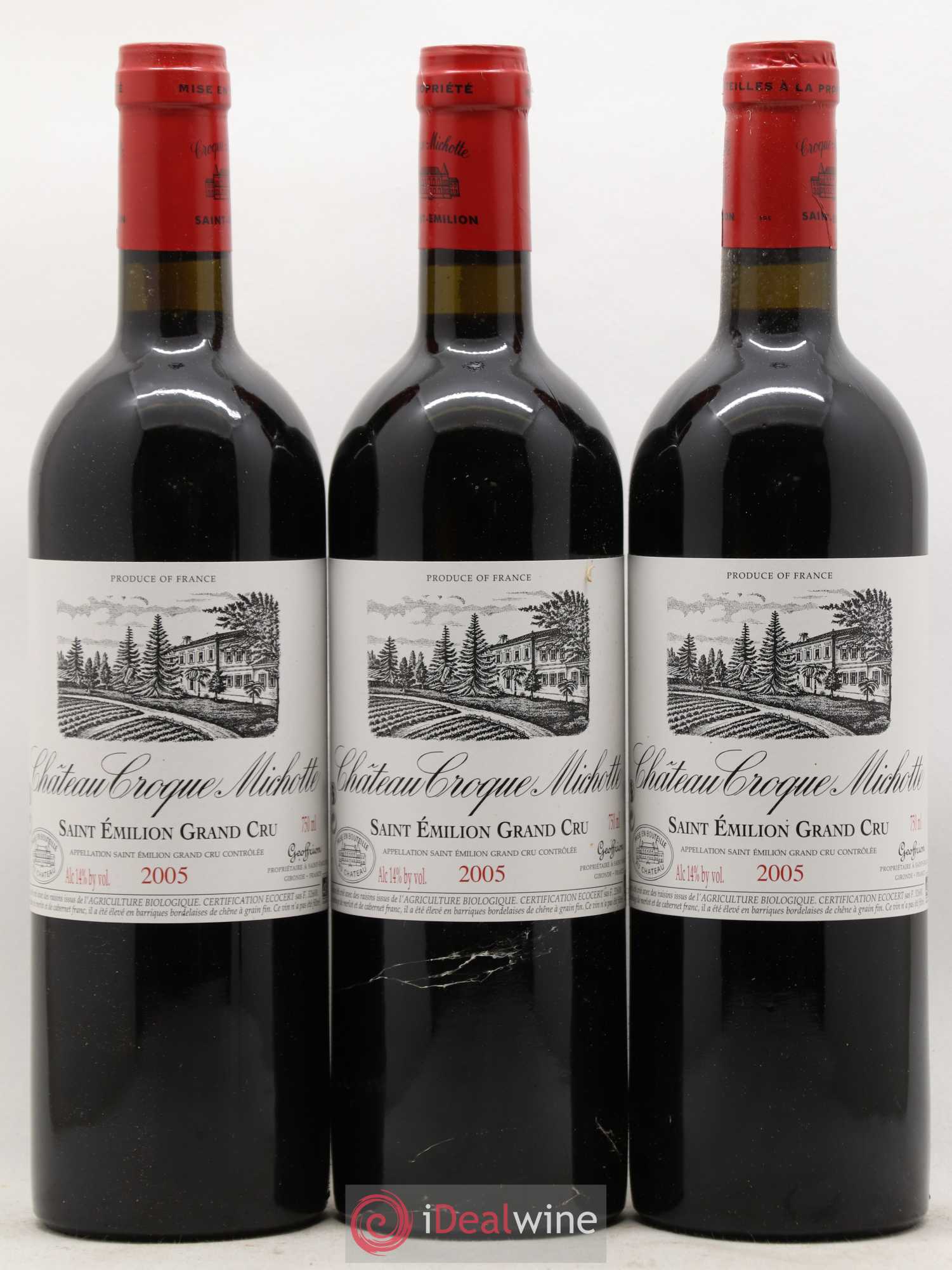 Château Croque Michotte 2005 - Lot de 6 bouteilles - 1