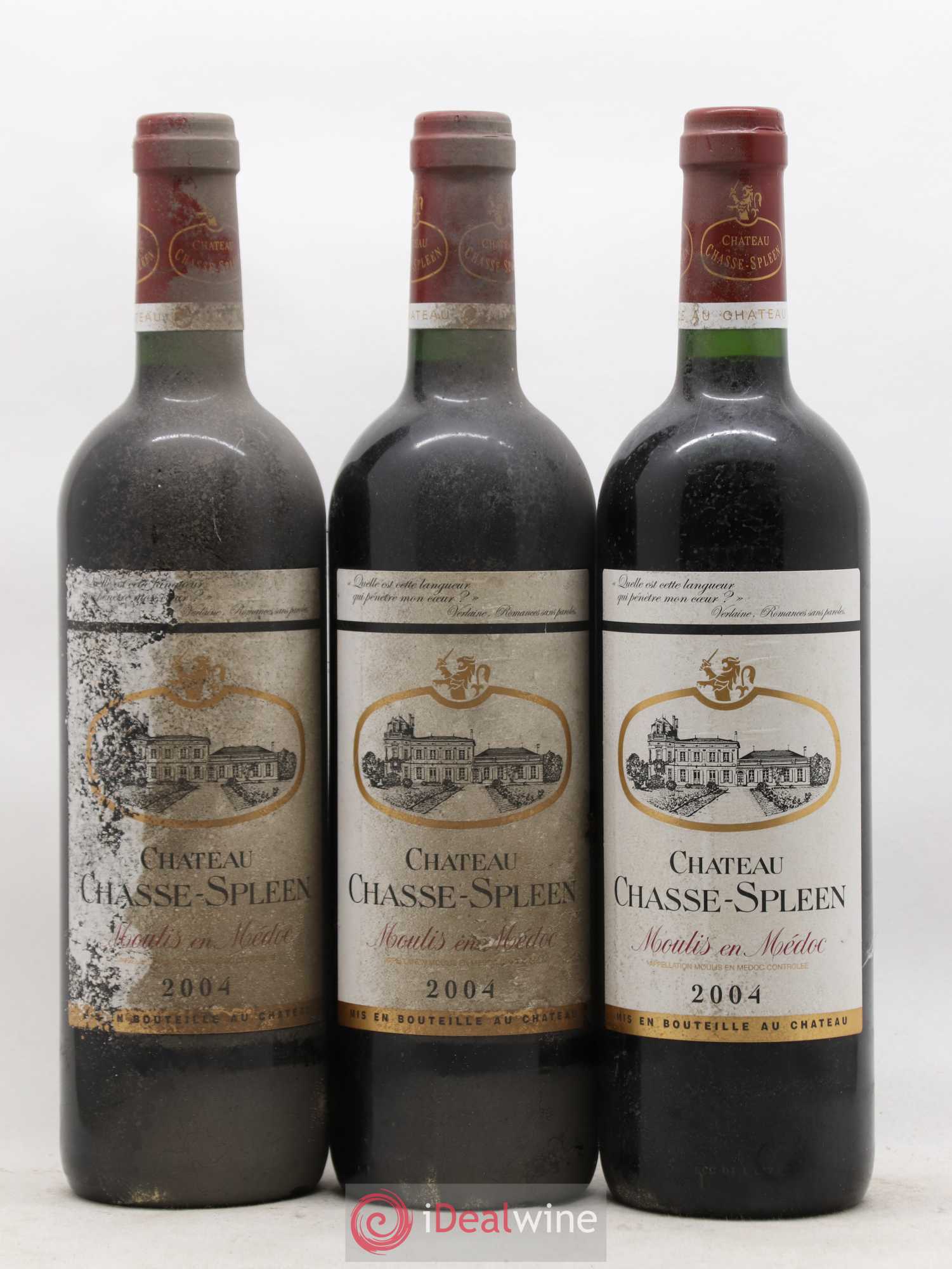 Château Chasse Spleen 2004 - Lot de 6 bouteilles - 1