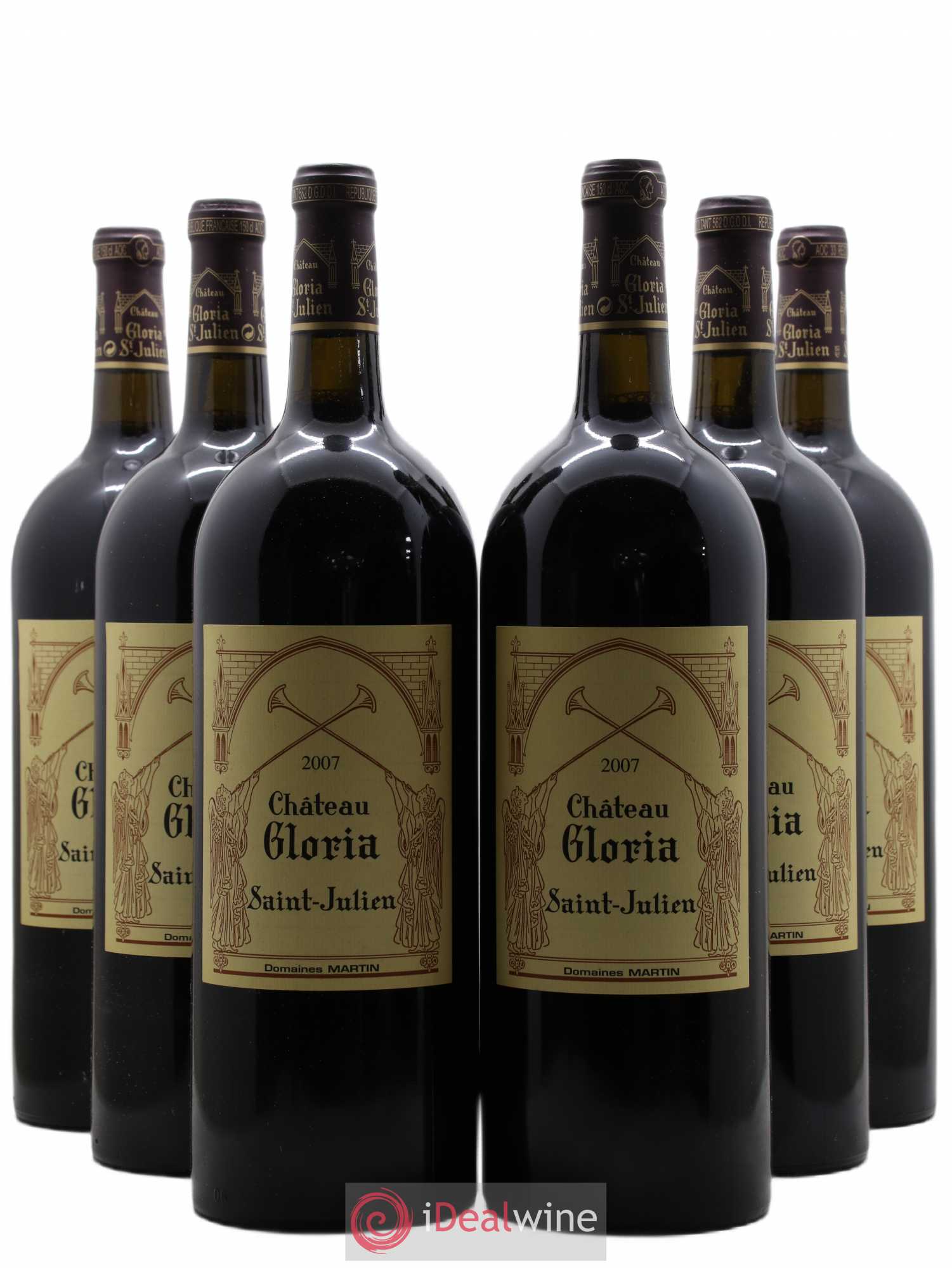 Château Gloria 2007 - Lot de 6 magnums - 0