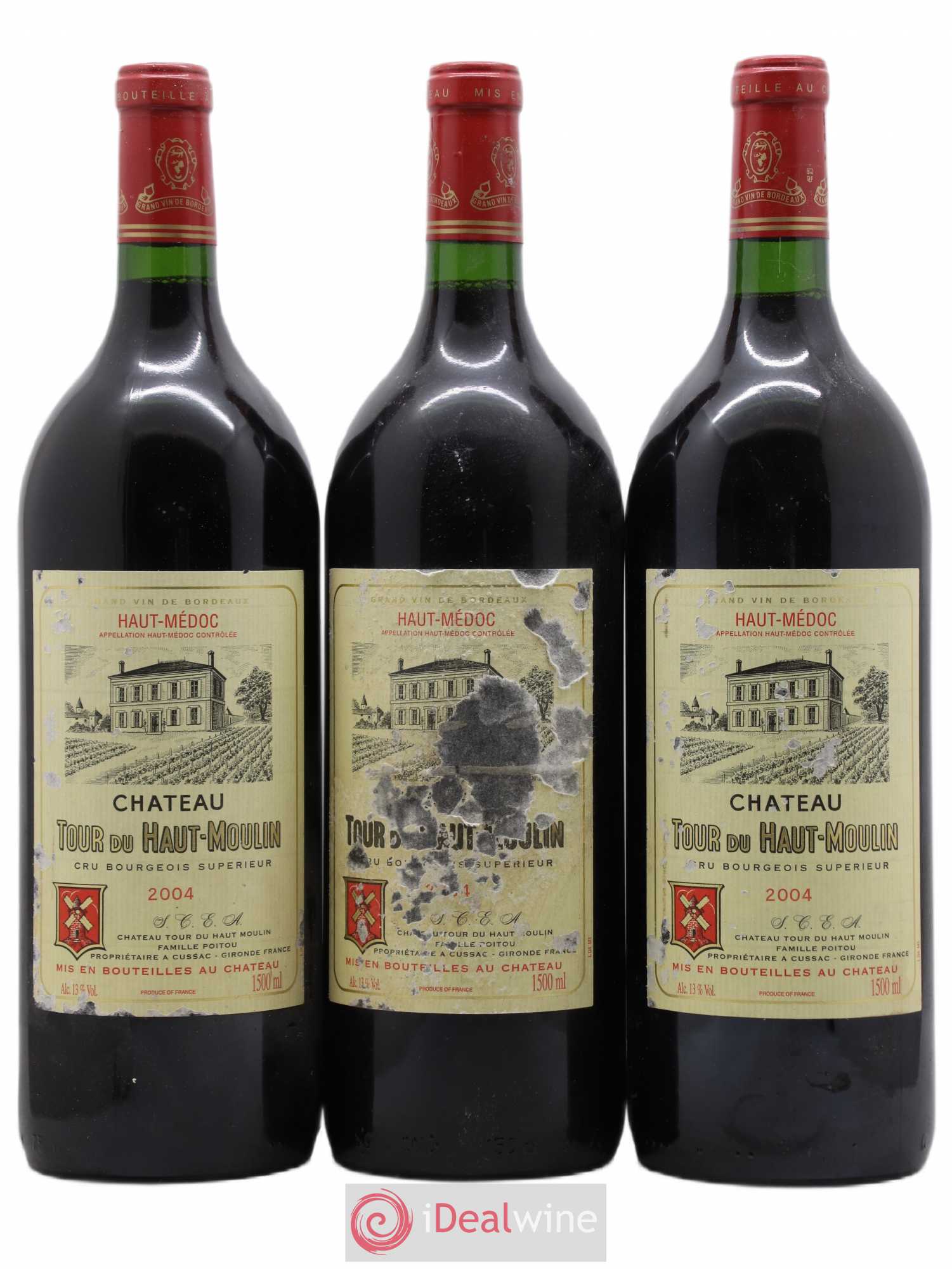 Château Tour du Haut Moulin Cru Bourgeois 2004 - Lot de 3 magnums - 0
