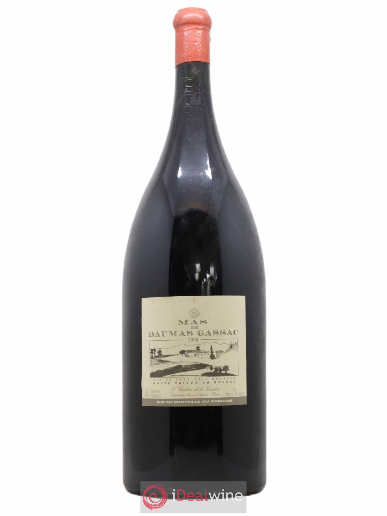 Saint-Guilhem-le-Désert - Cité d'Aniane Mas Daumas Gassac Famille Guibert de La Vaissière 2000 - Lot de 1 mathusalem - 0