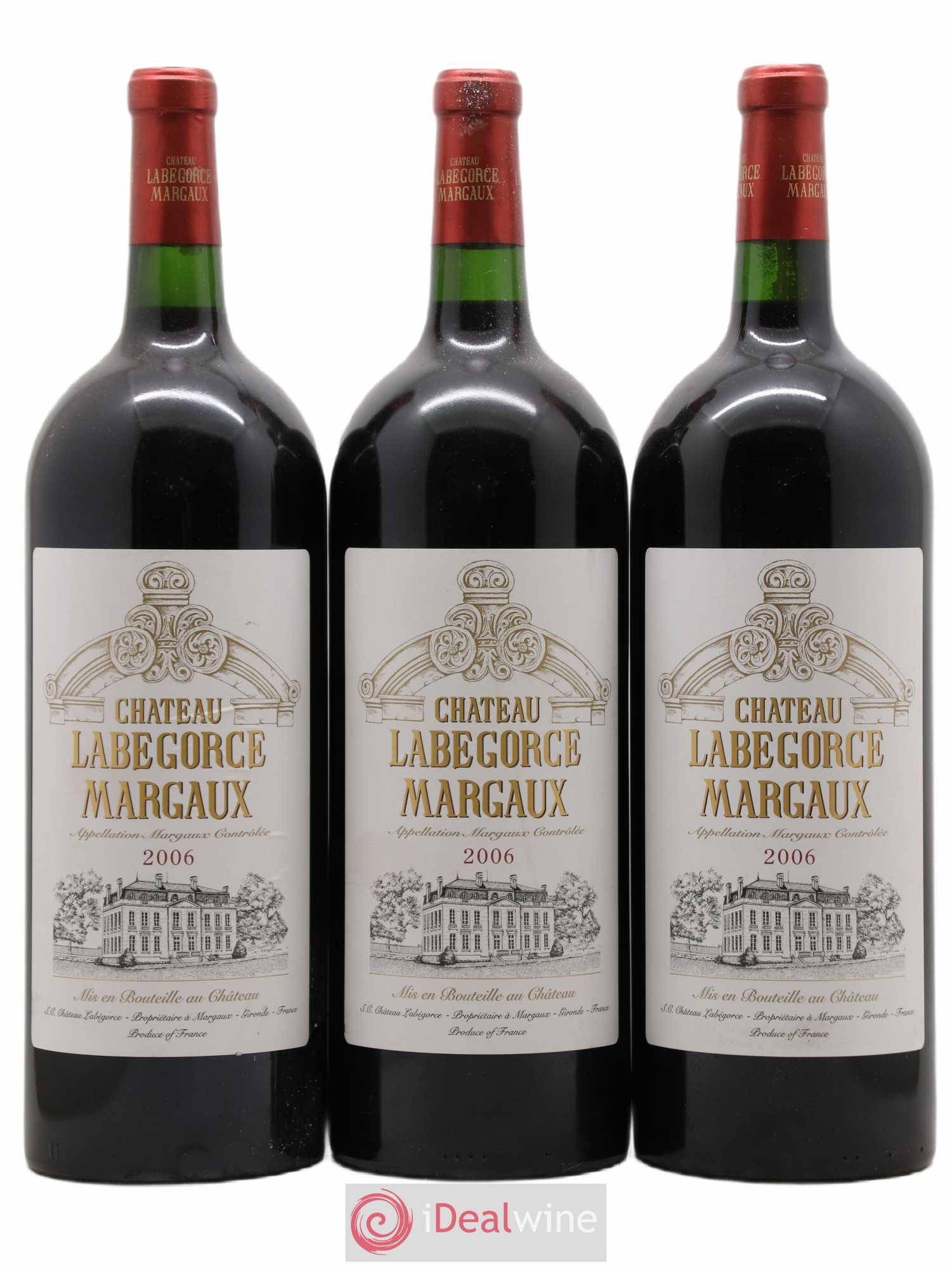 Château Labegorce Cru Bourgeois 2006 - Lot de 3 magnums - 0
