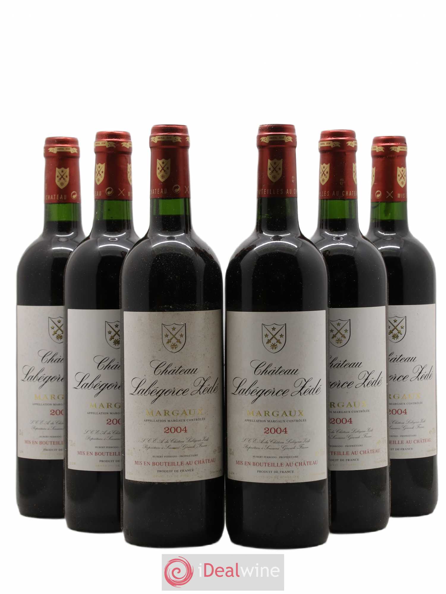 Château Labegorce Zédé Cru Bourgeois 2004 - Lot de 6 bouteilles - 0