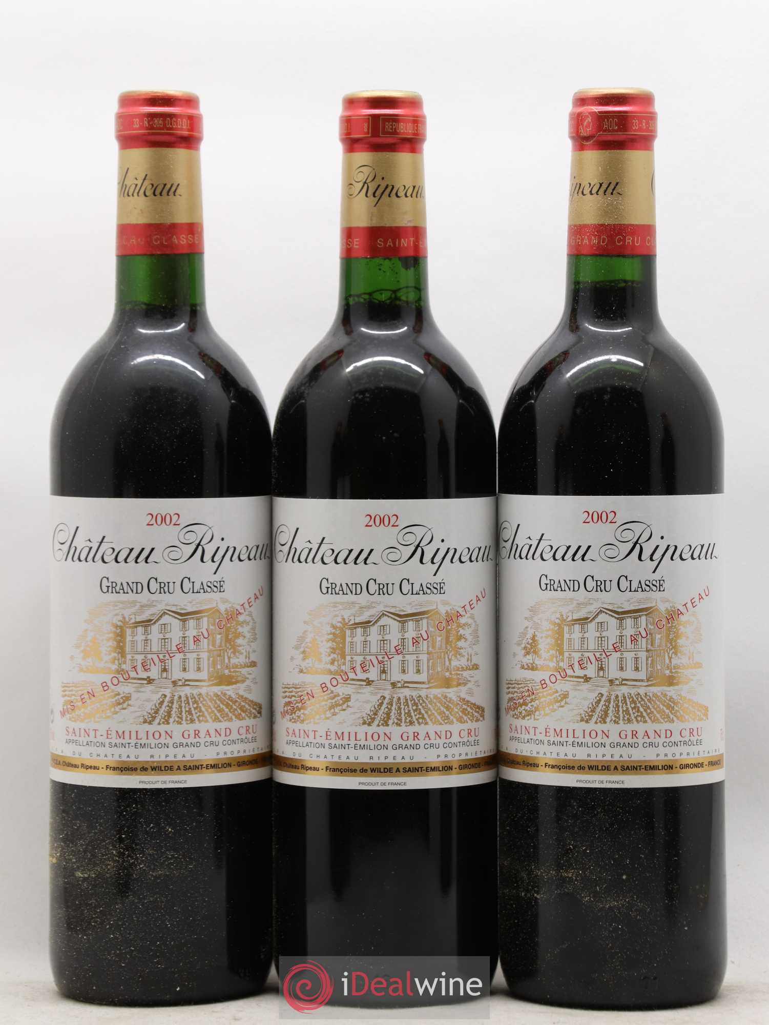 Château Ripeau Grand Cru Classé 2002 - Lot de 6 bouteilles - 2