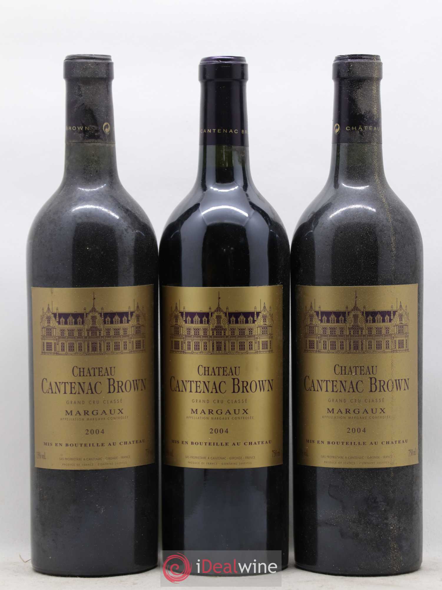 Château Cantenac Brown 3ème Grand Cru Classé 2004 - Lot de 6 bouteilles - 1