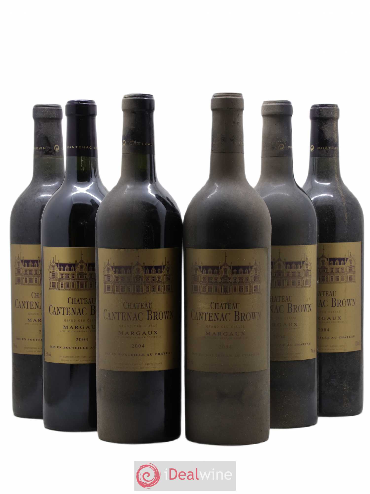 Château Cantenac Brown 3ème Grand Cru Classé 2004 - Lot de 6 bouteilles - 0