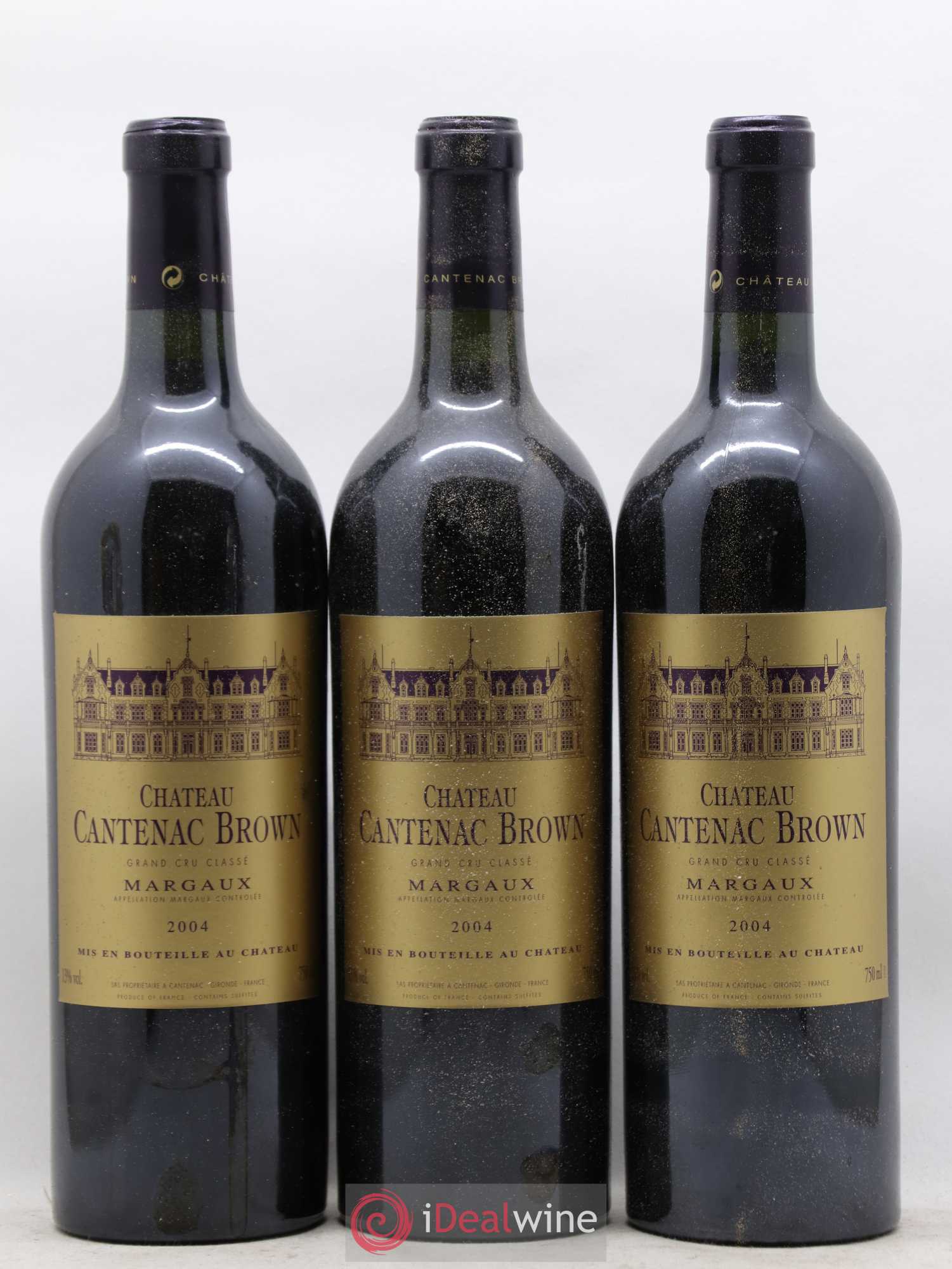 Château Cantenac Brown 3ème Grand Cru Classé 2004 - Lot de 6 bouteilles - 1