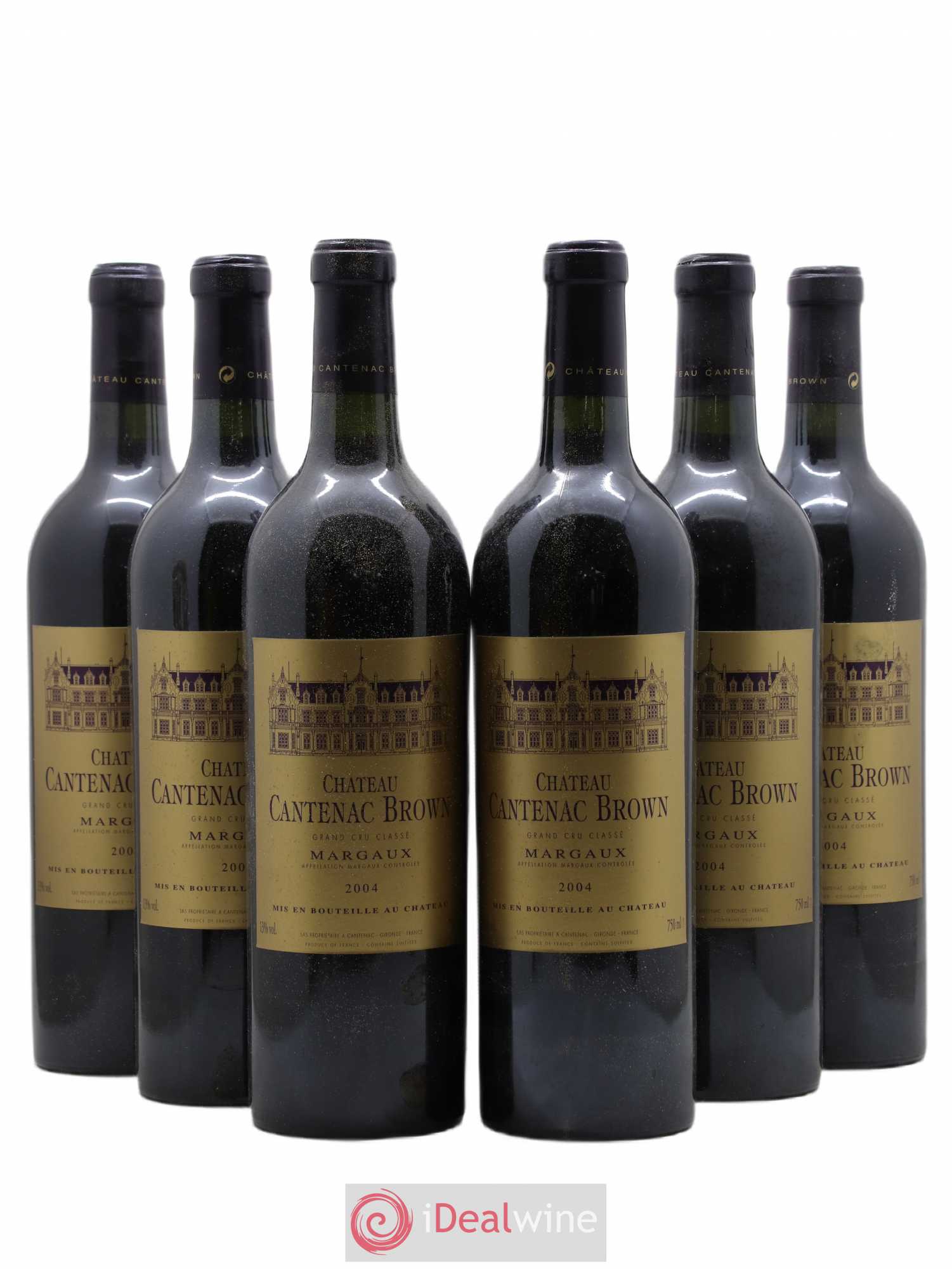 Château Cantenac Brown 3ème Grand Cru Classé 2004 - Lot de 6 bouteilles - 0
