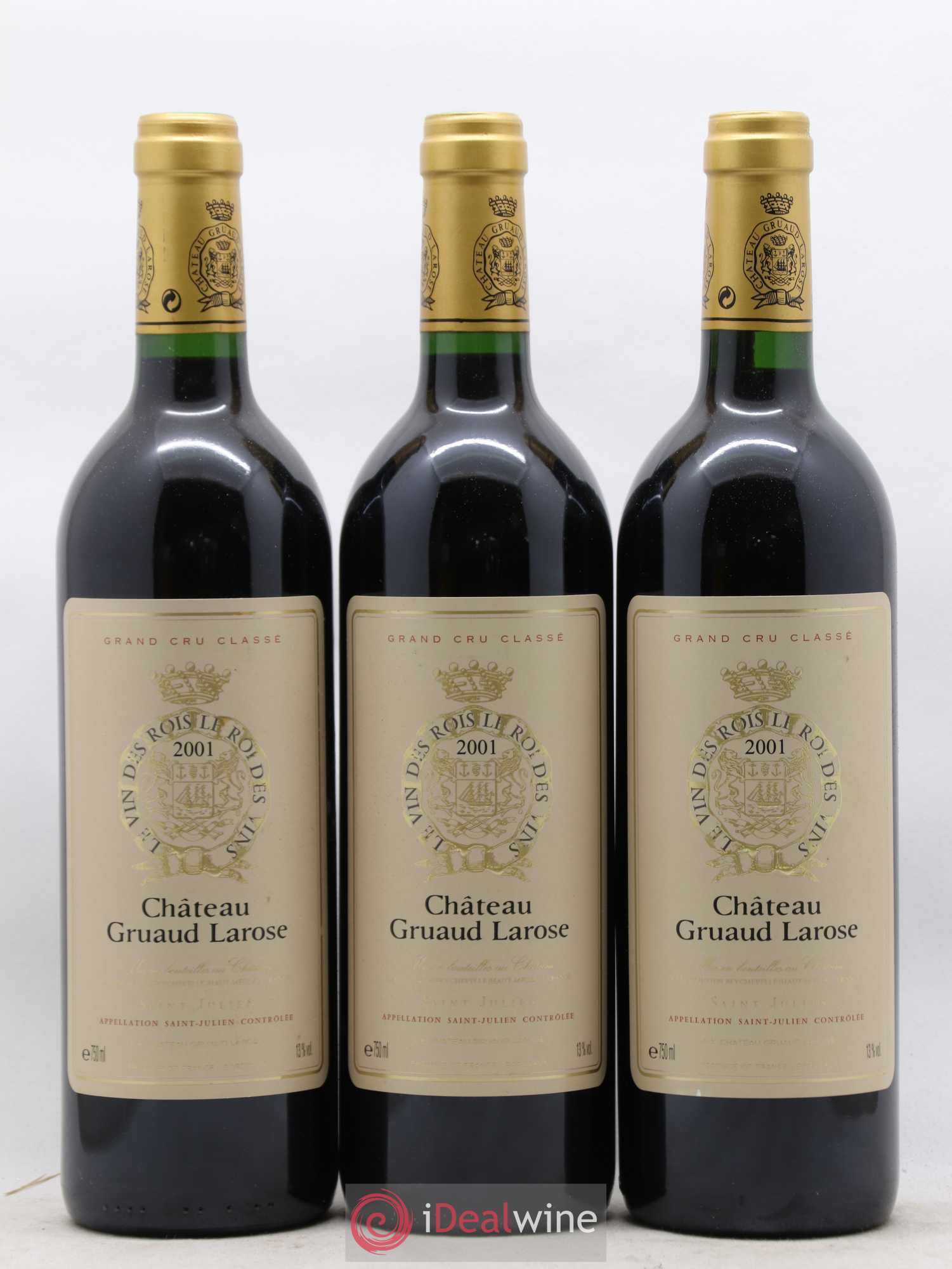 Château Gruaud Larose 2ème Grand Cru Classé 2001 - Lot de 12 bouteilles - 1