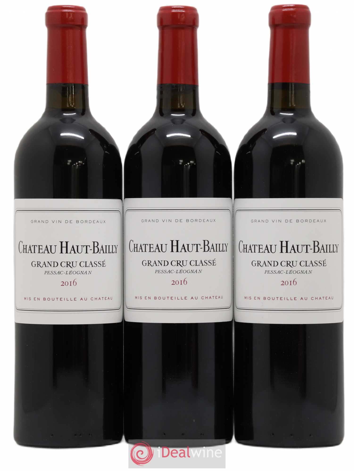 Château Haut-Bailly Cru Classé de Graves 2016 - Lot de 3 bouteilles - 0