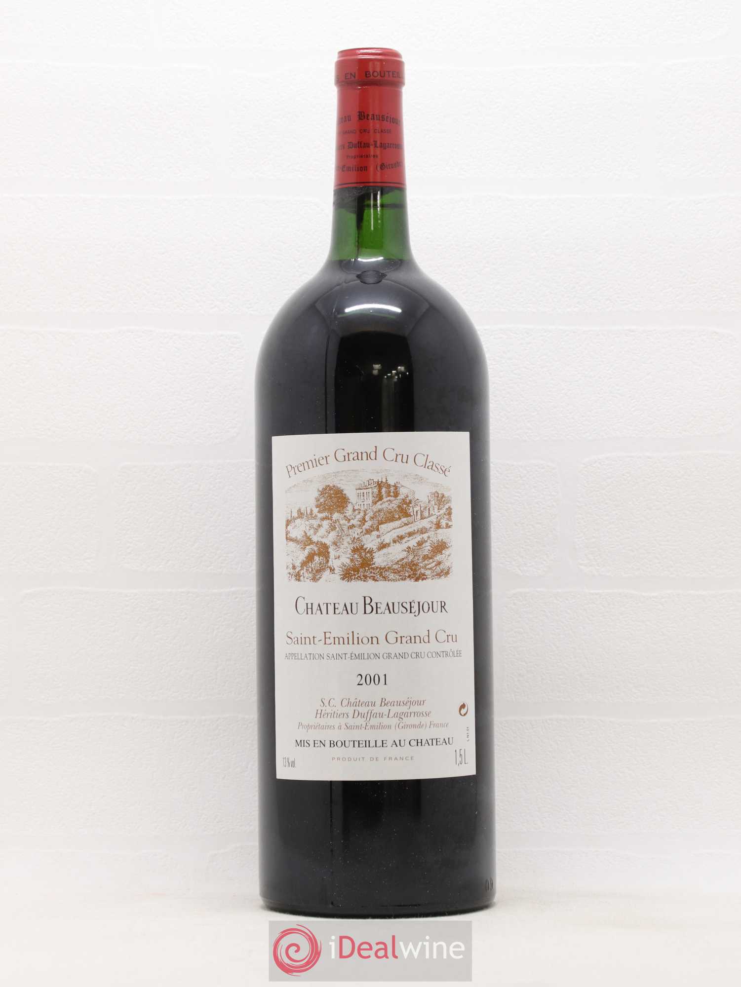 Château Beauséjour (Duffau-Lagarrosse) 1er Grand Cru Classé B 2001 - Lot de 1 magnum - 1