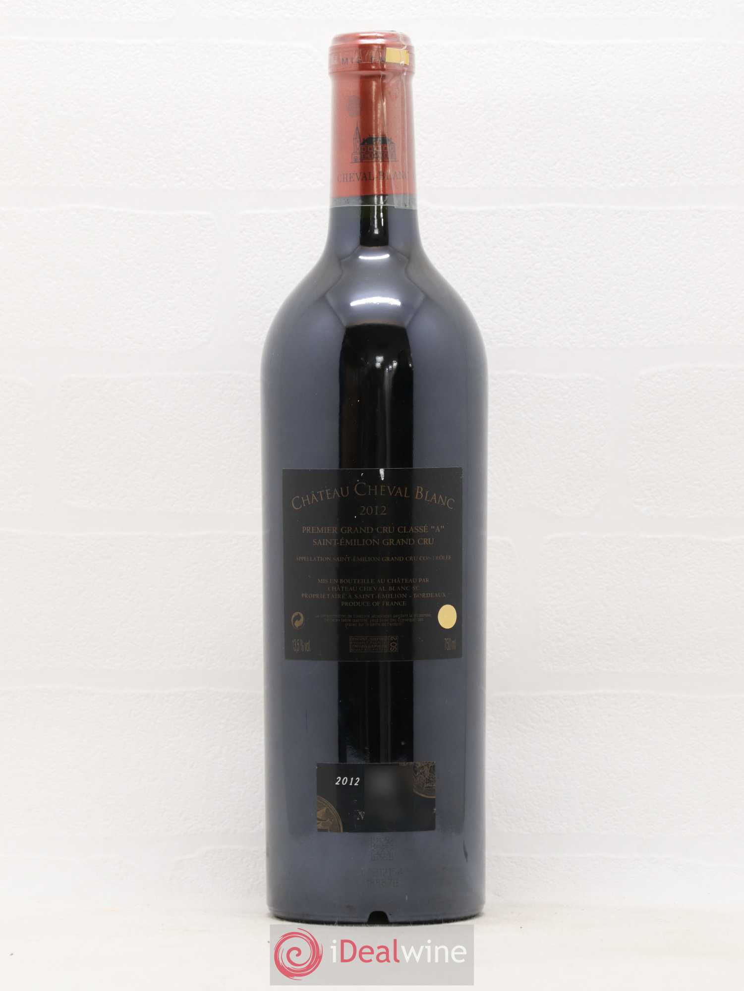 Château Cheval Blanc 1er Grand Cru Classé A 2012 - Lot de 1 bouteille - 1